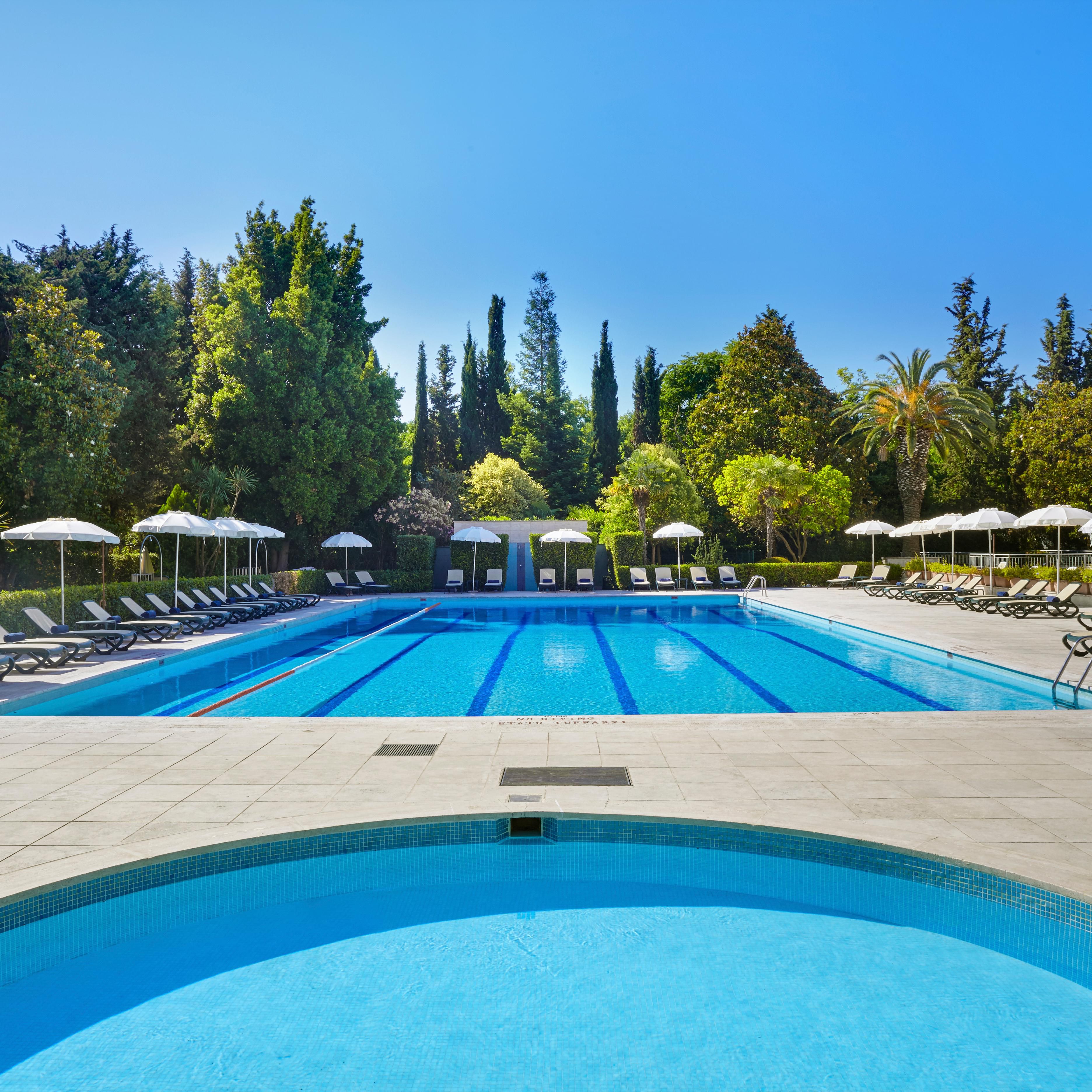 Take advantage of our seasonal swimming pool