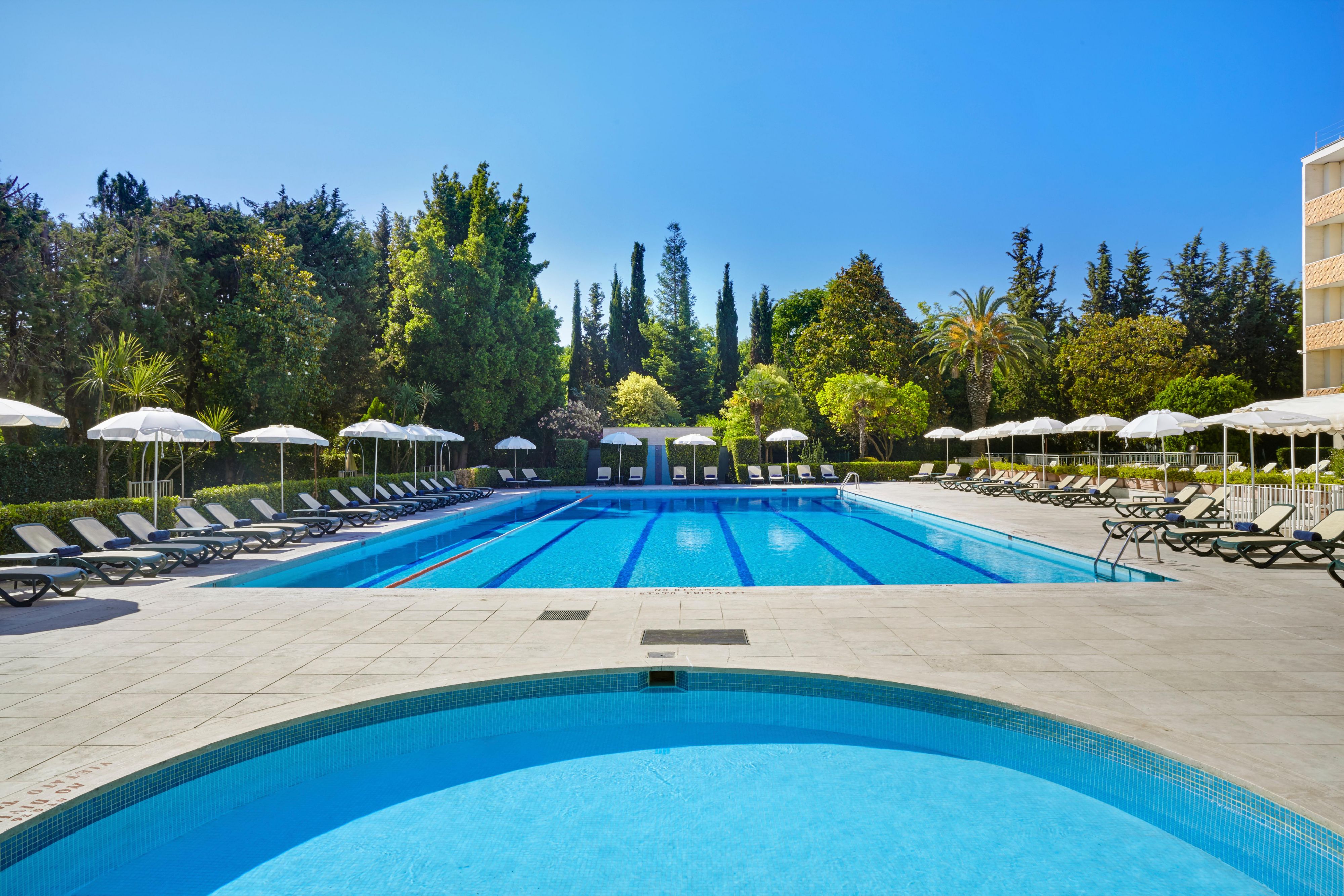 Take advantage of our seasonal swimming pool