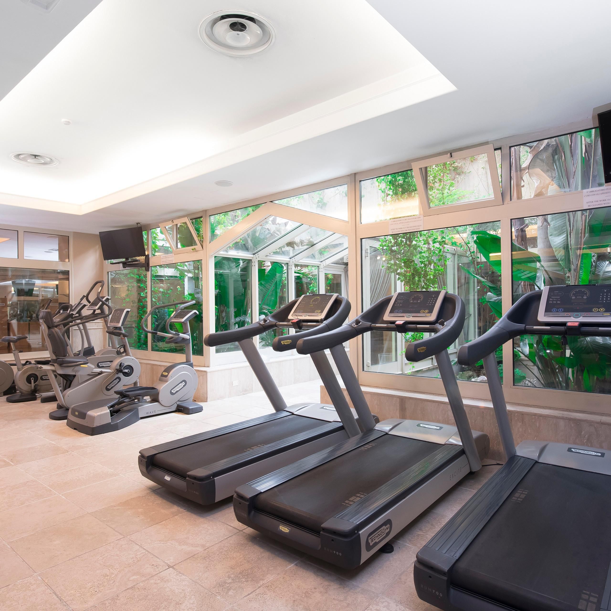 Complimentary Fitness Center open 24h with Technogym equipment