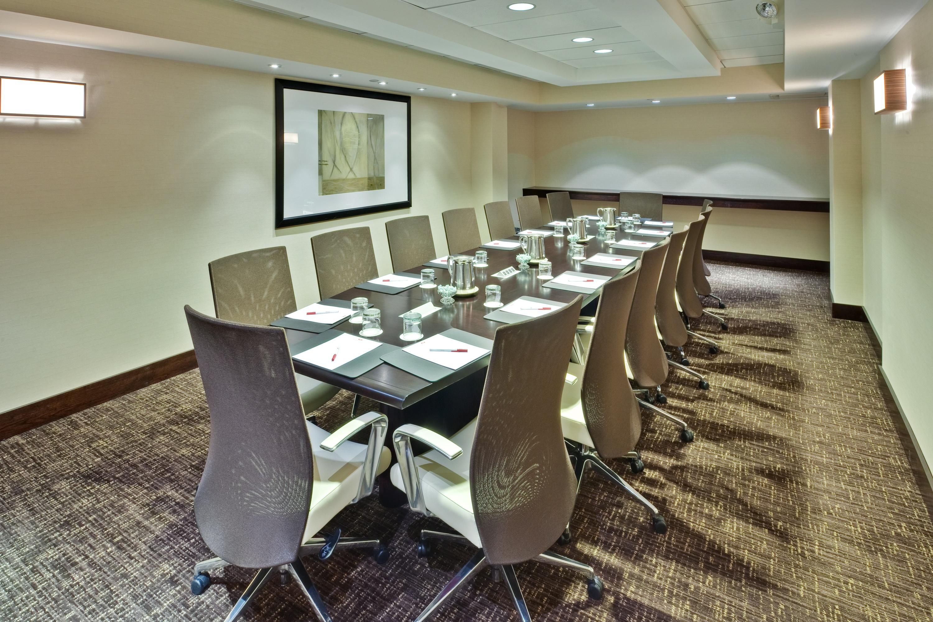 Boardroom East space to accommodate small gathering