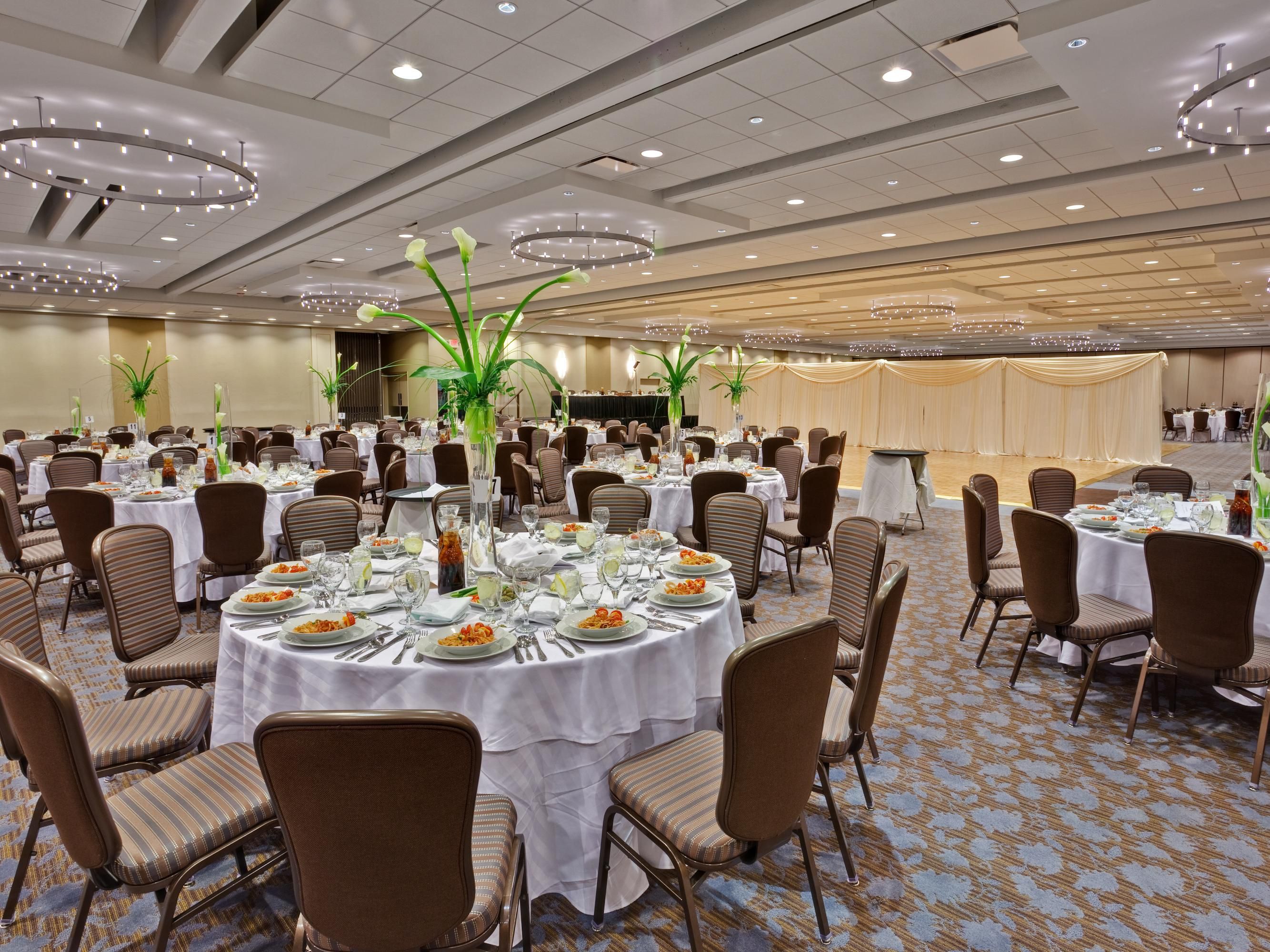 Event space designed to accommodate weddings
