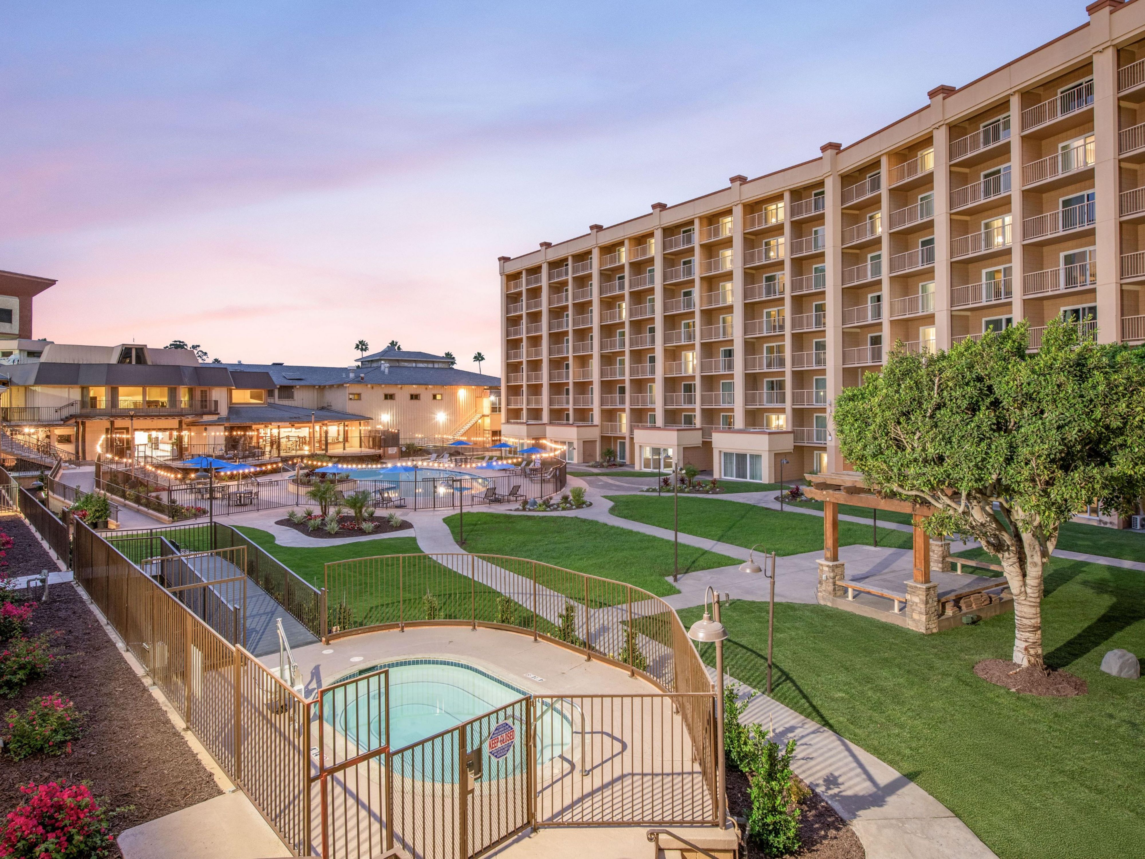 Our outdoor heated pool is an escape to relaxation and fun. With ample seating and a heated pool, this is sure to be a memorable part of your stay with us. The pool hours are 10:00 a.m. to 10:00 p.m.