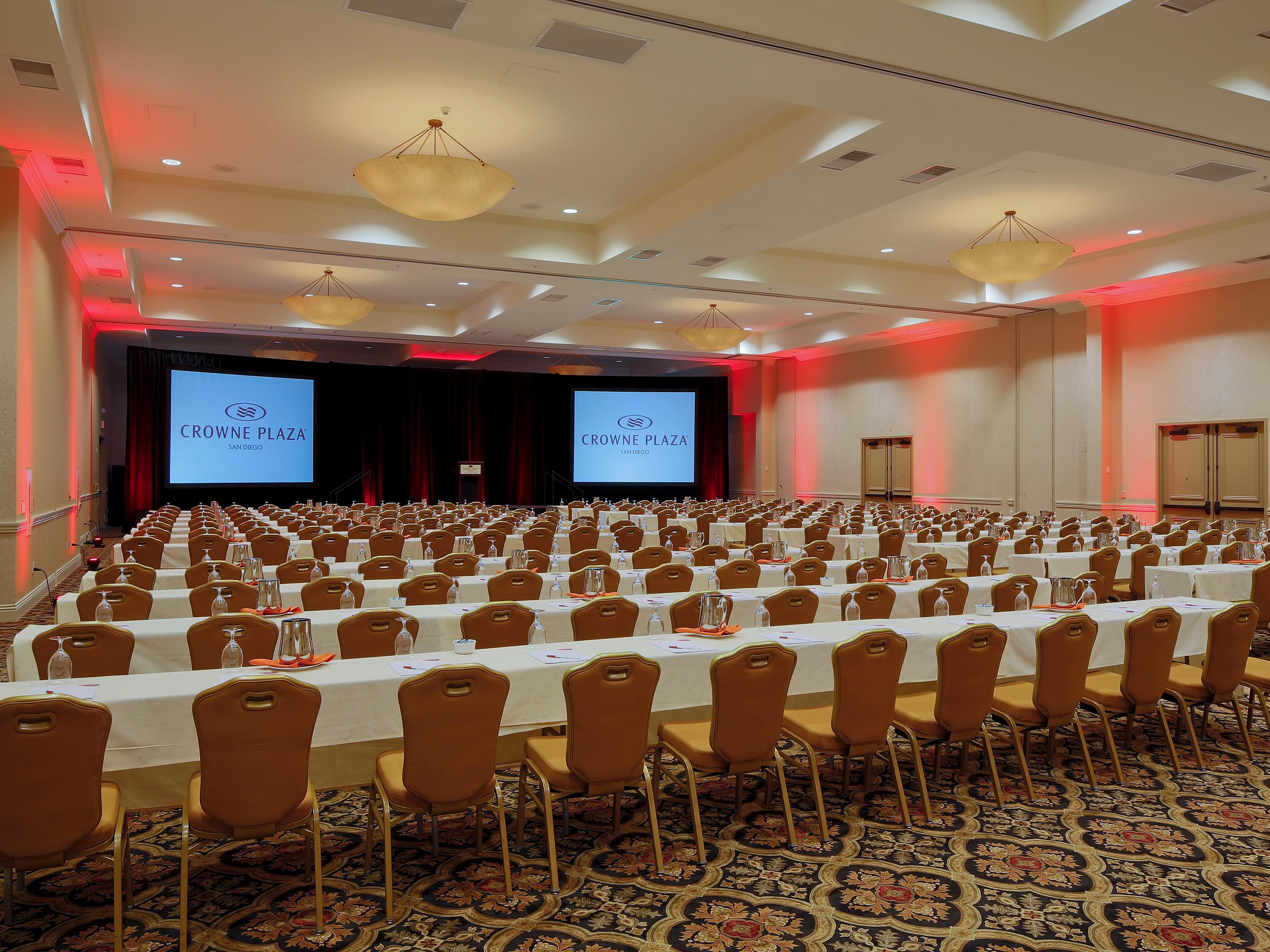 Crowne Plaza San Diego ballroom