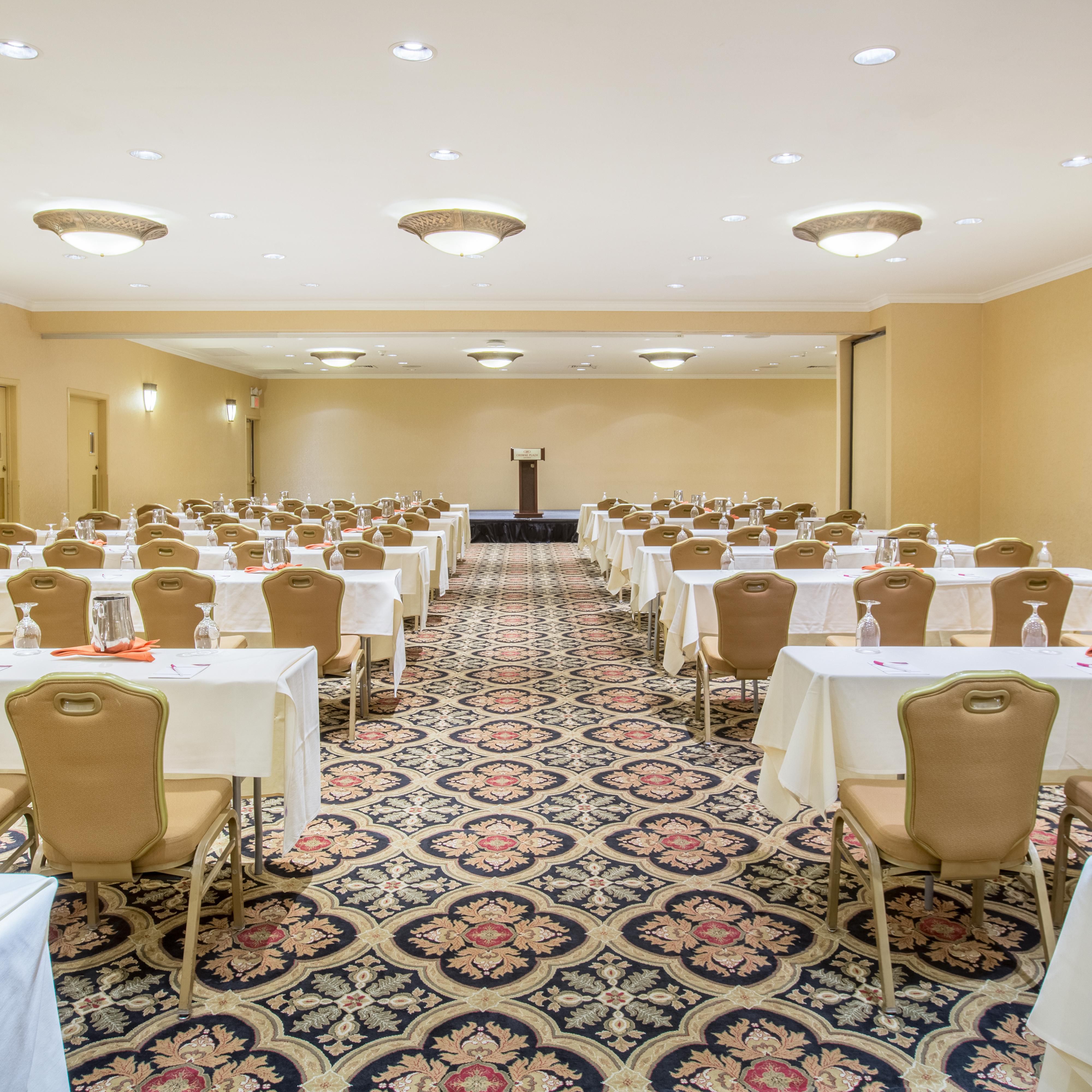 30,000 Sq. Ft. of meeting space makes us perfect for all functions