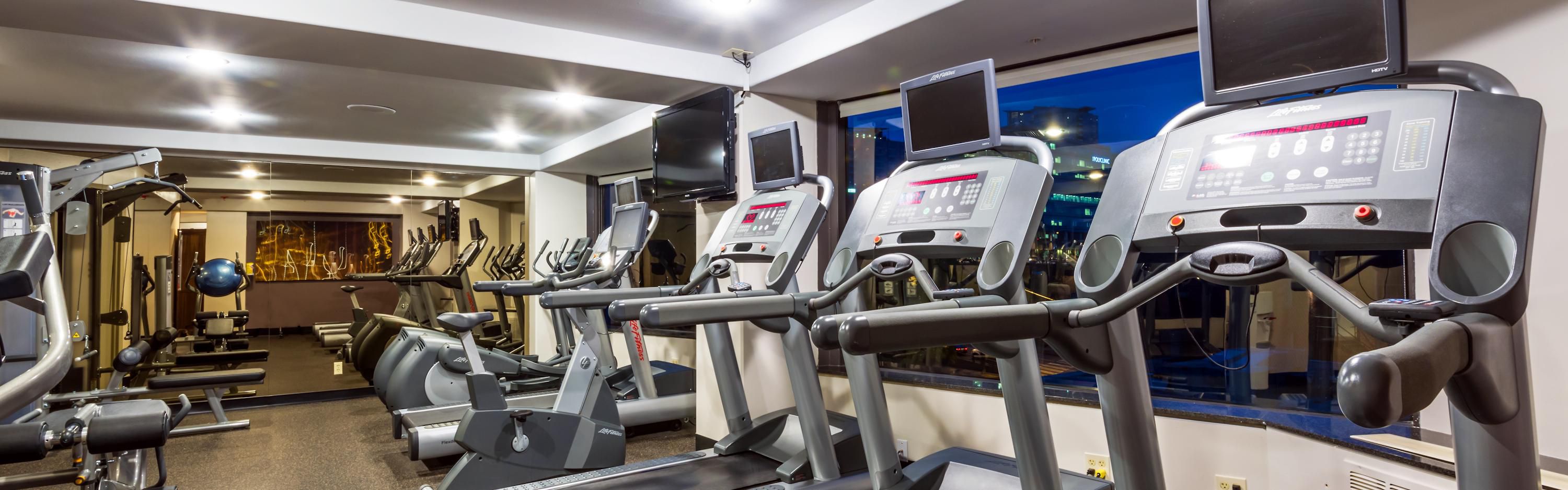 Stay Healthy using the new Cardio Equipment at the Crowne Plaza