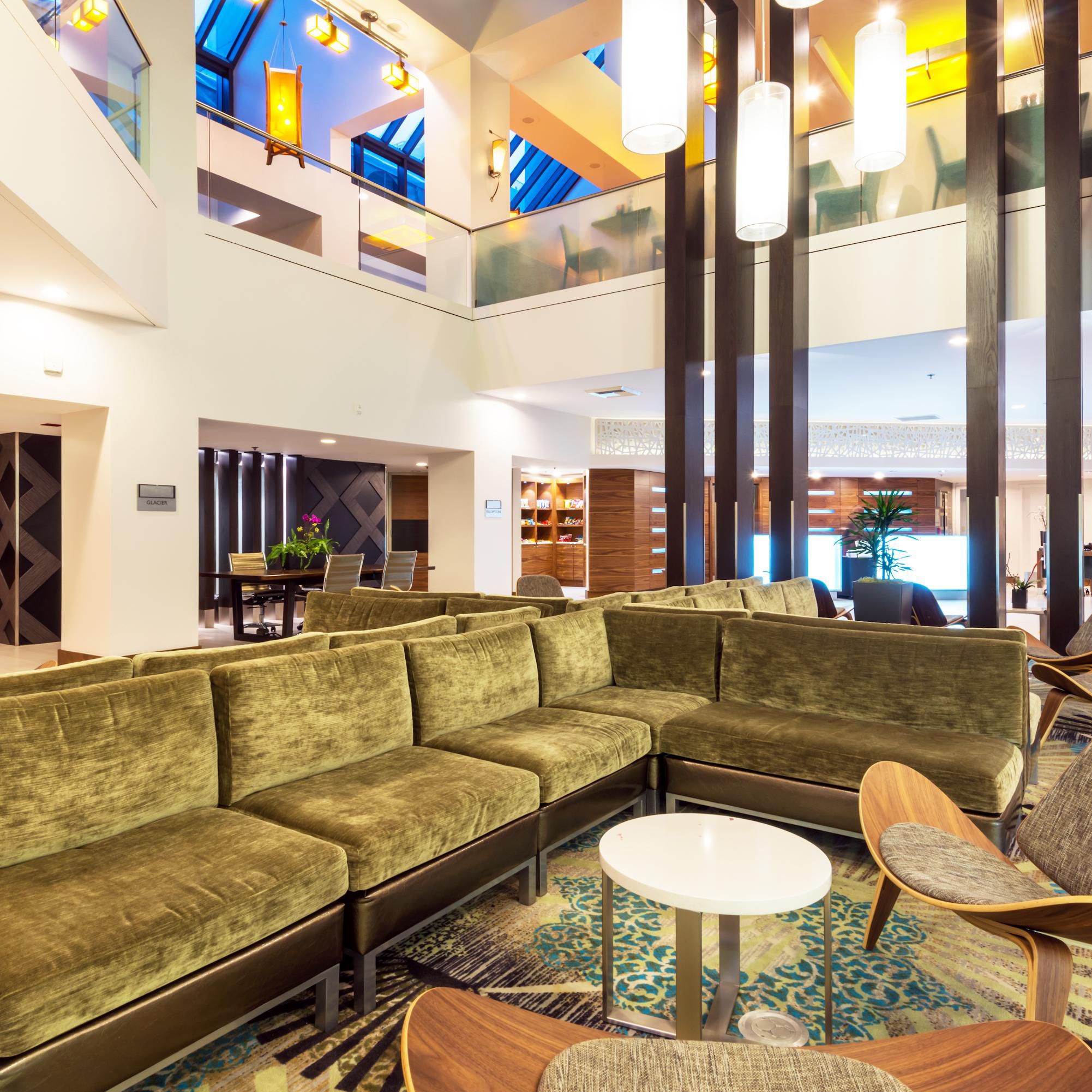 Connect with your colleagues in the newly renovated Crowne lobby
