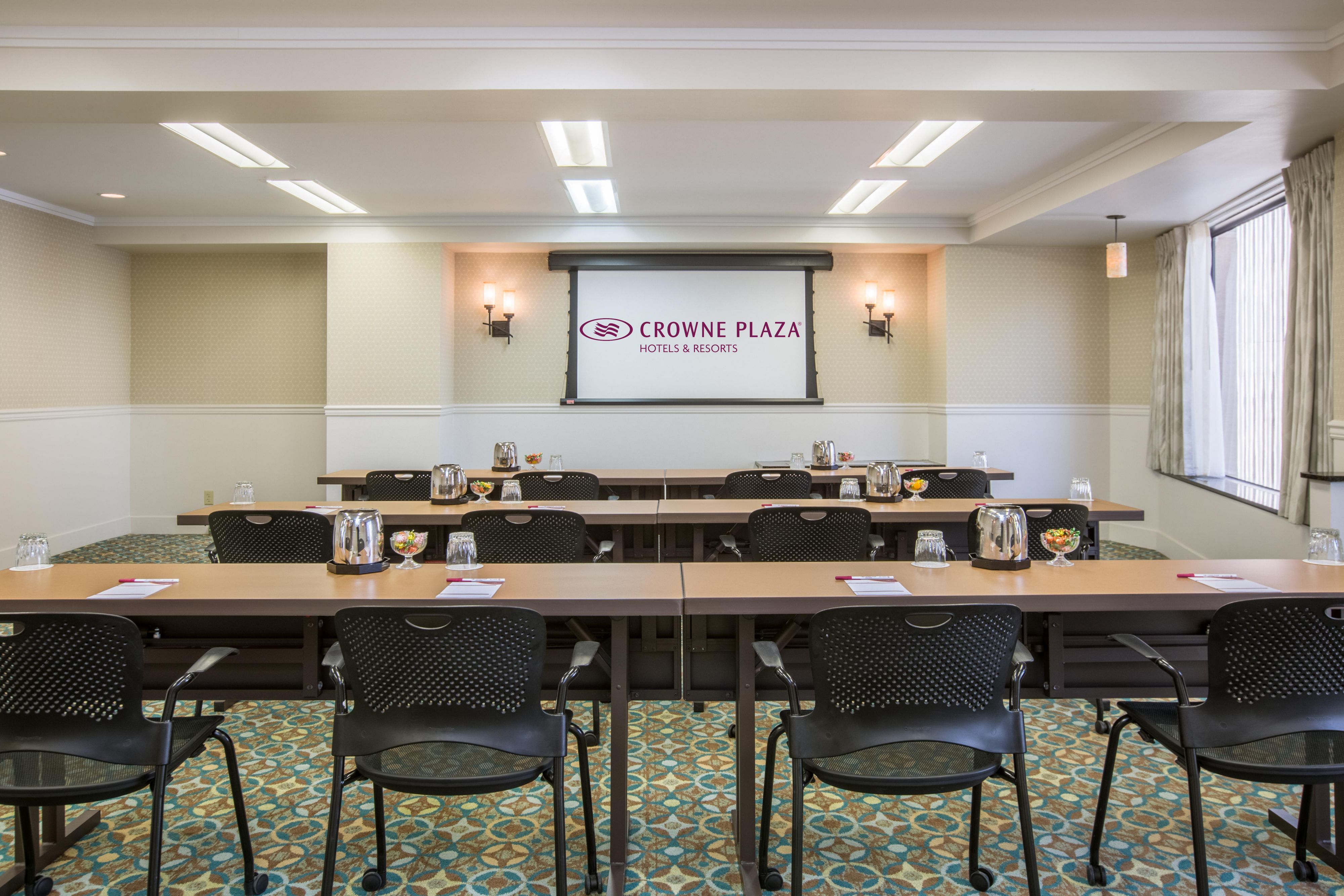 Classroom style is perfect for your next big conference.