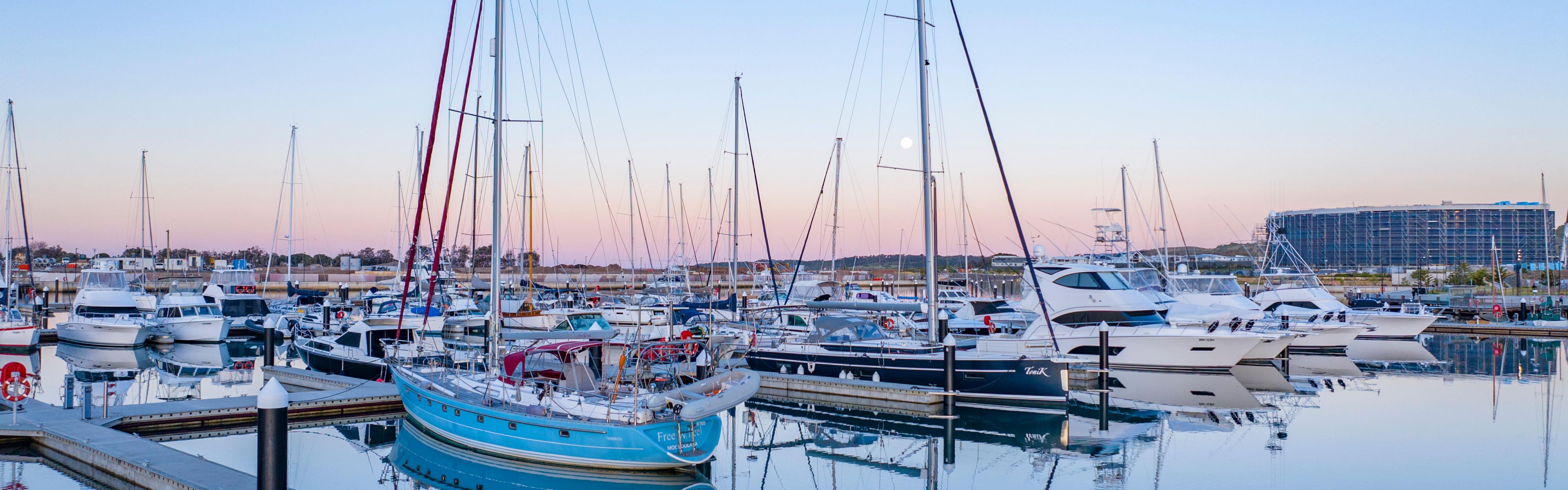 Watch the boats sail by at Shellharbour Marina