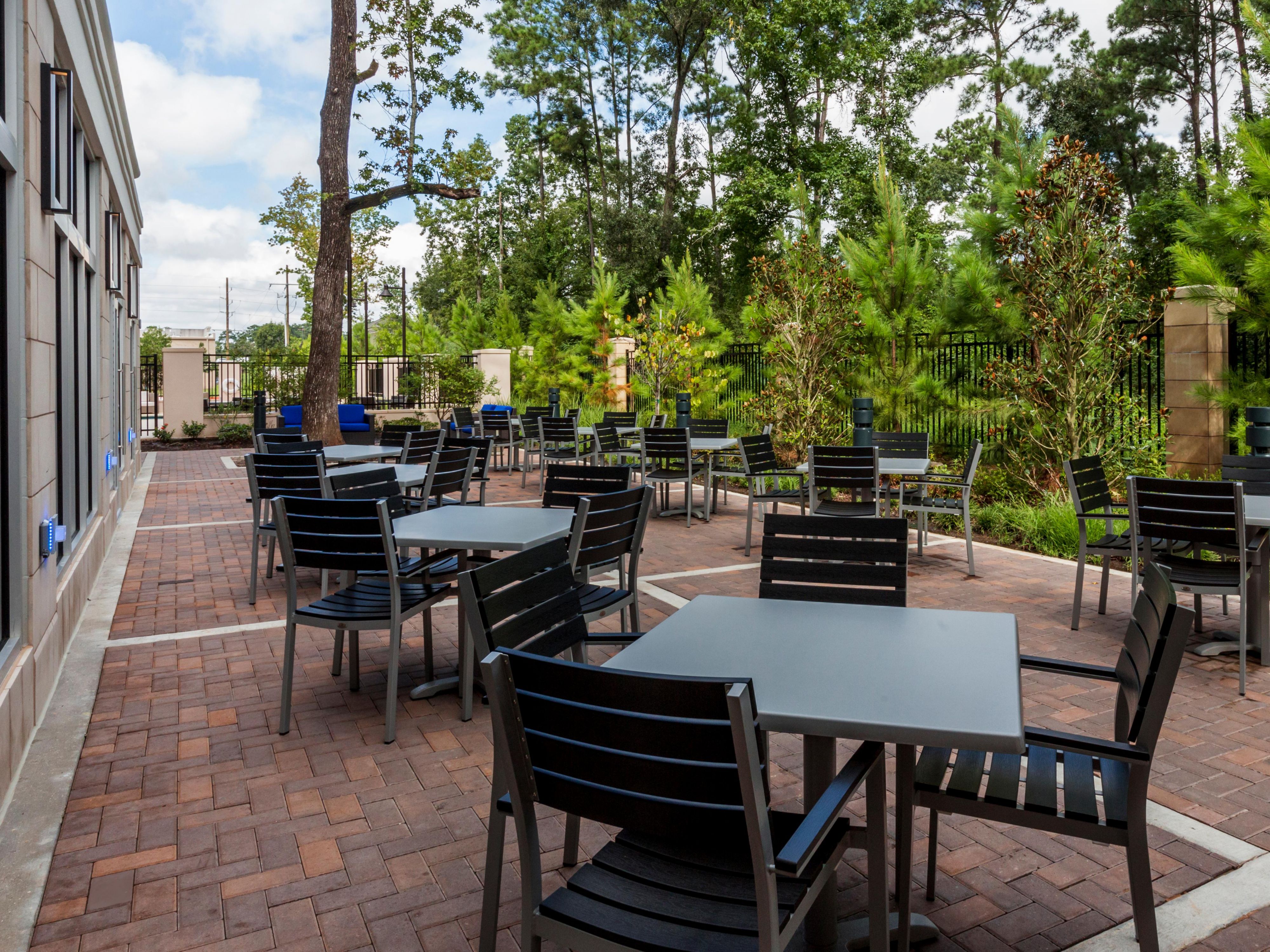 outdoor dining patio