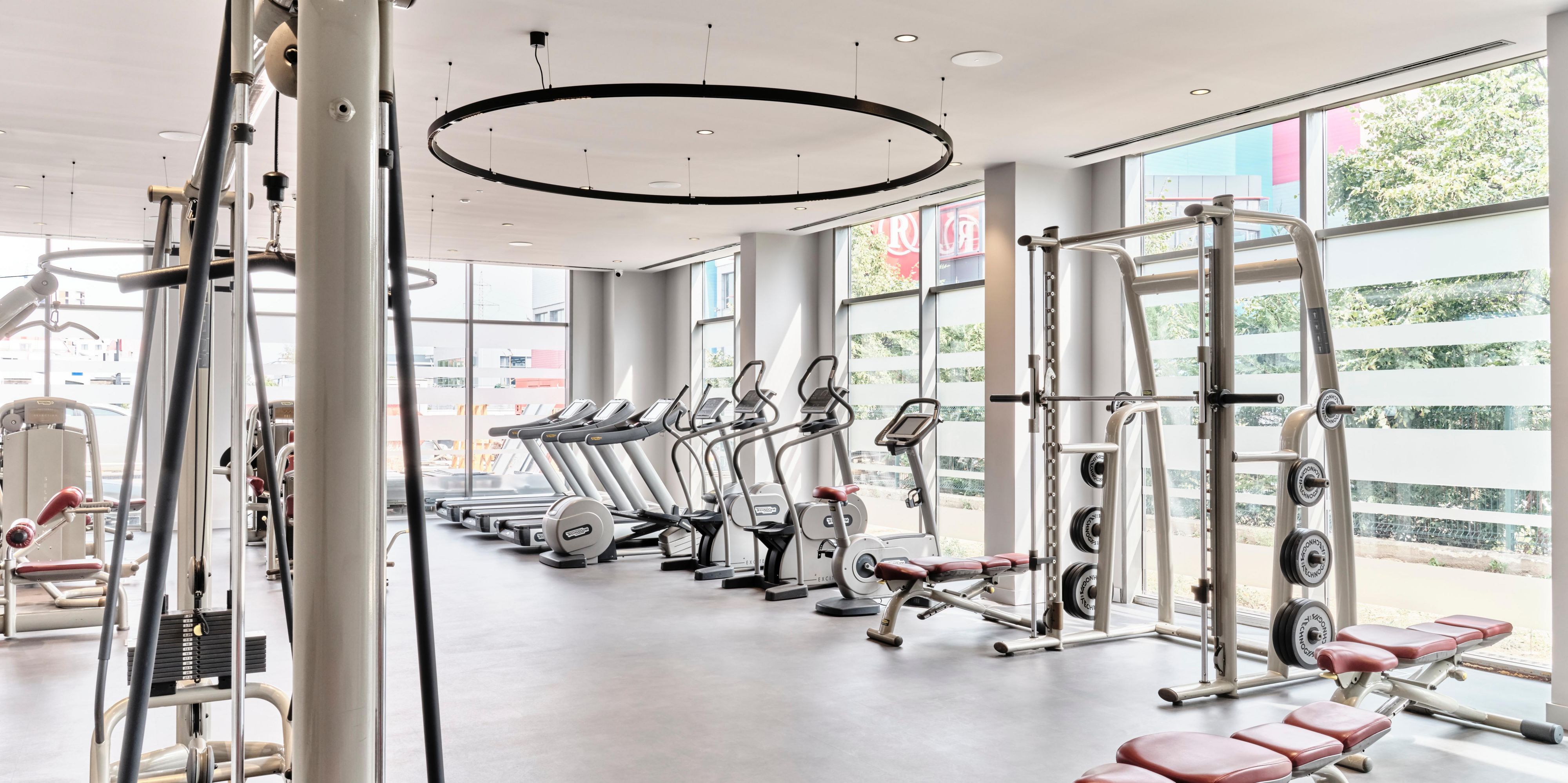 Achieve your fitness goals with state-of-the-art equipment, including treadmills, elliptical machines, free weights, and more. Whether you're strengthening with a stair stepper or cycling on a stationary bike, our expert onsite sports trainer is available to guide your workout. Stay active in a premium environment designed for your wellbeing.