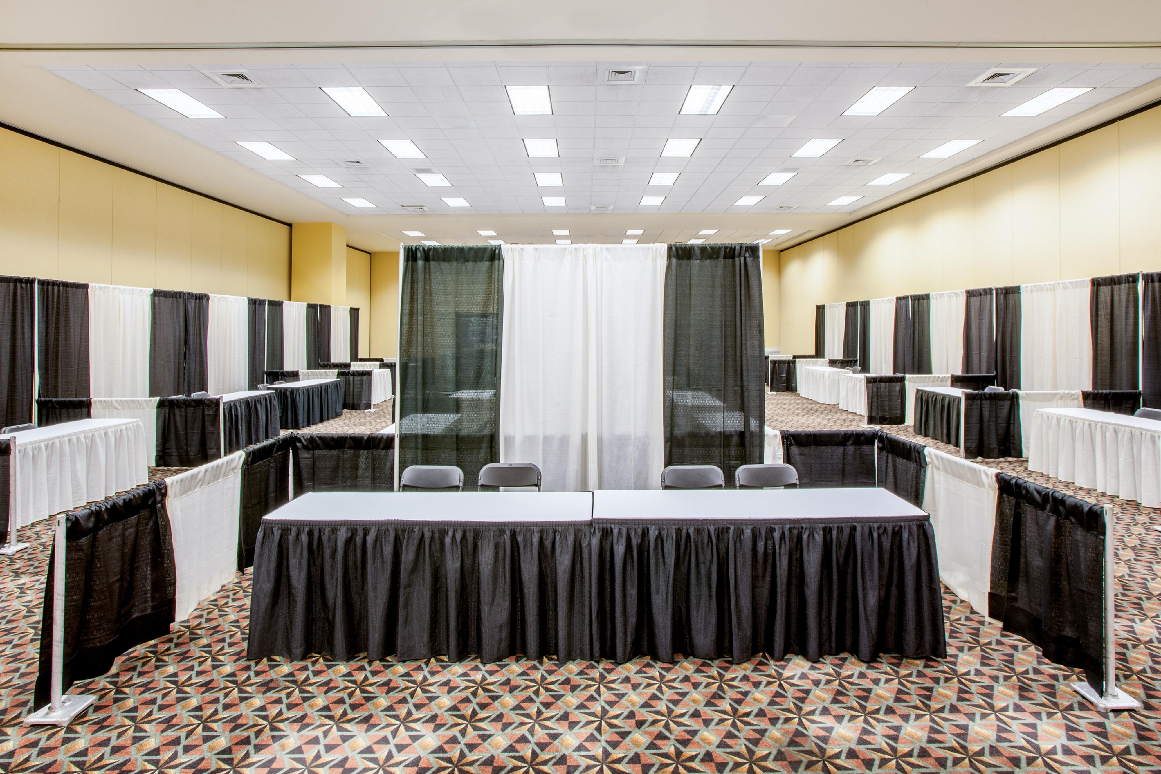 The Convention Center is the perfect space for a tradeshow.