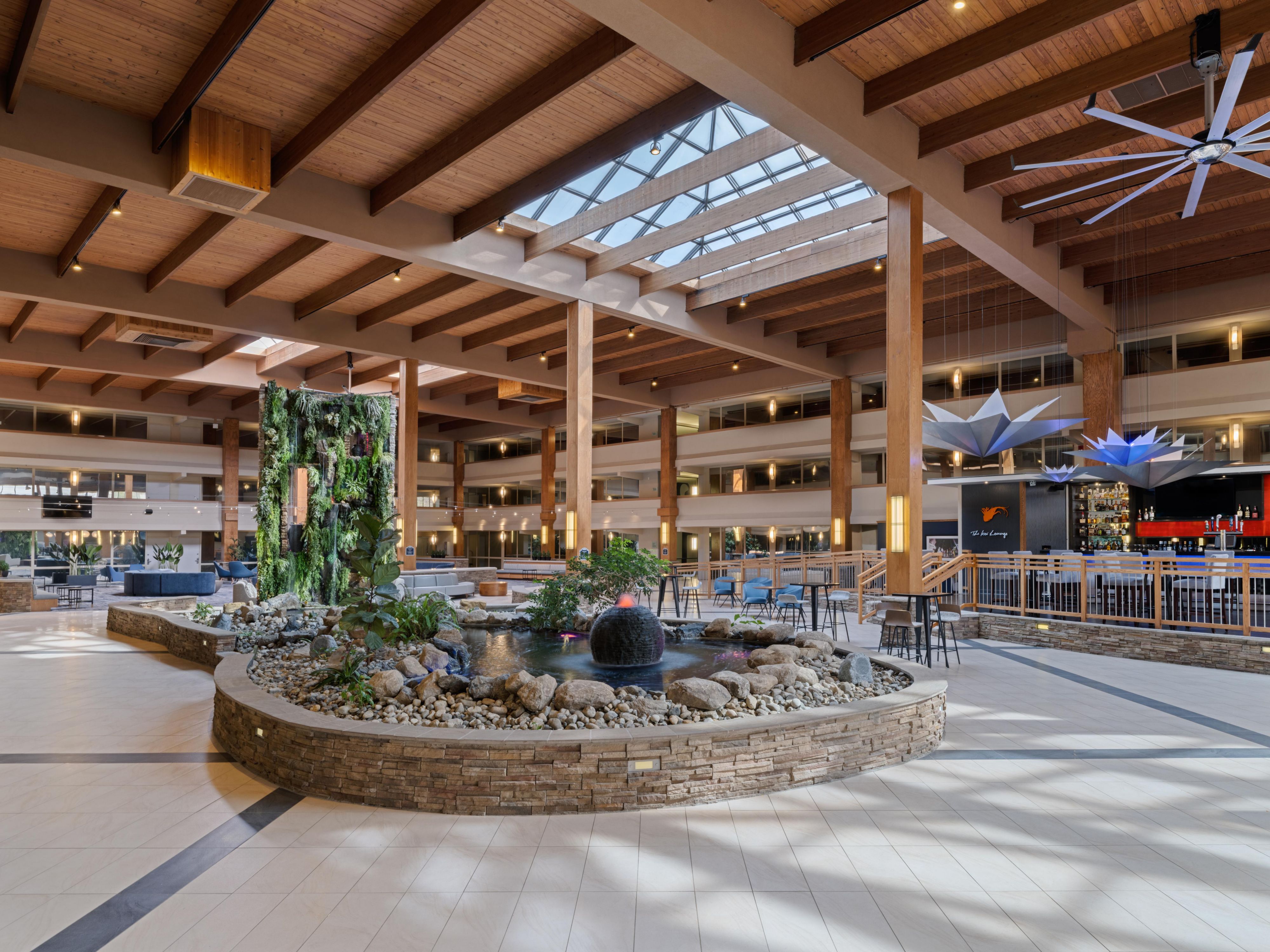 Our beautiful atrium is the perfect spot to relax.