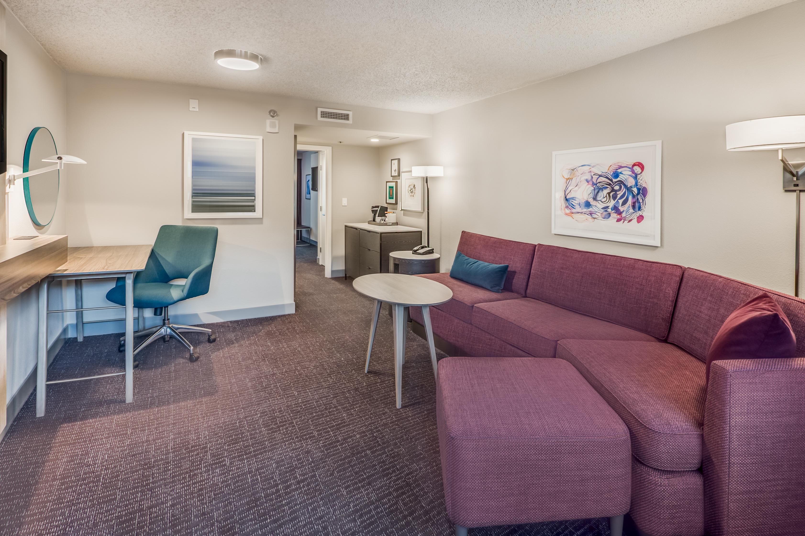 Relax in our WorkLife Suite in Arlington Texas Hotel Suites