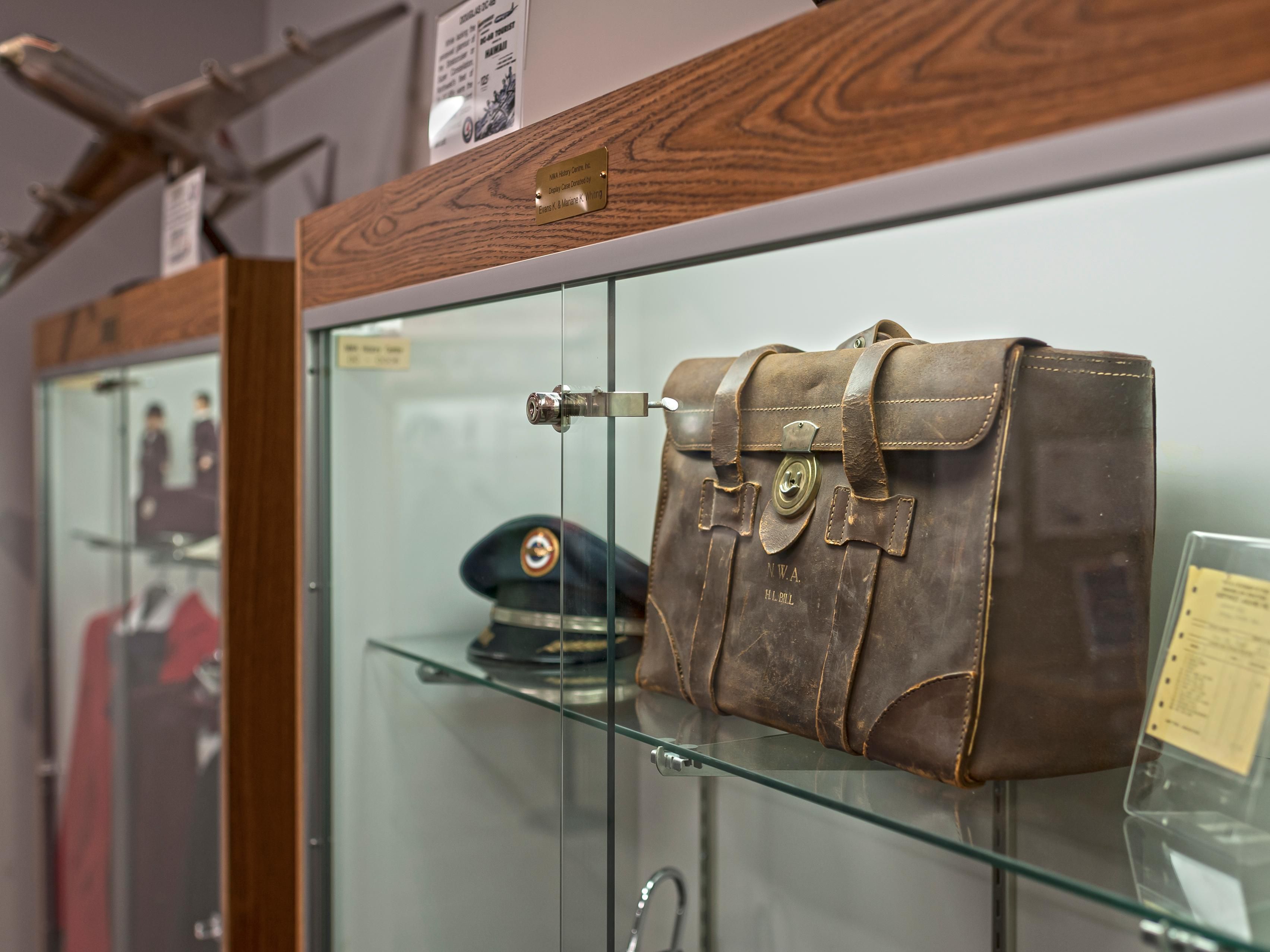 Northwest Airlines History Center memorabilia