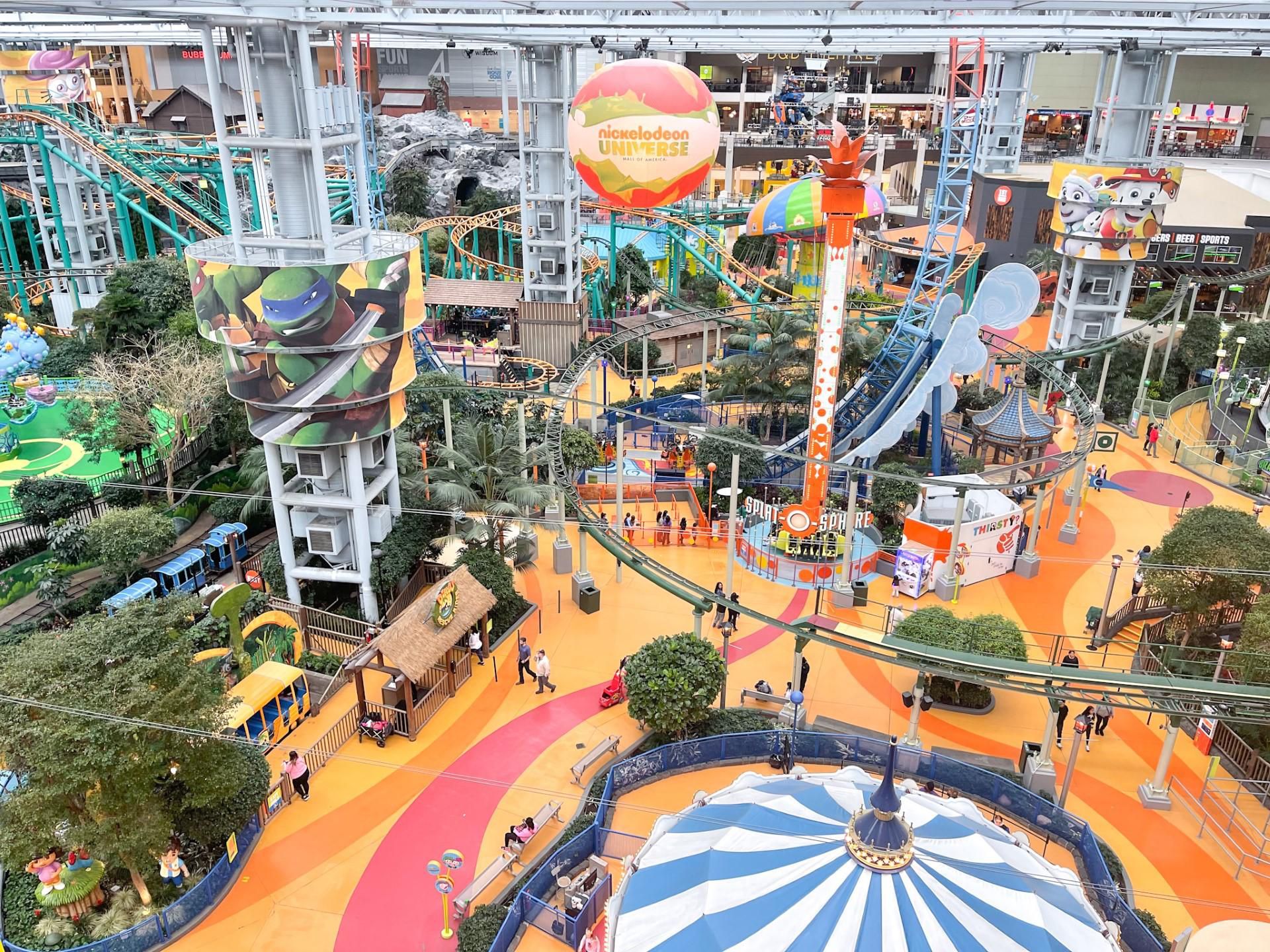 Nickelodeon Universe in Mall of America