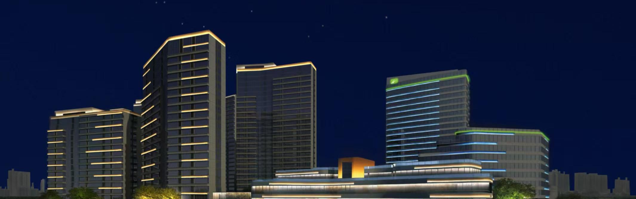 Night View of the Hotel Exterior