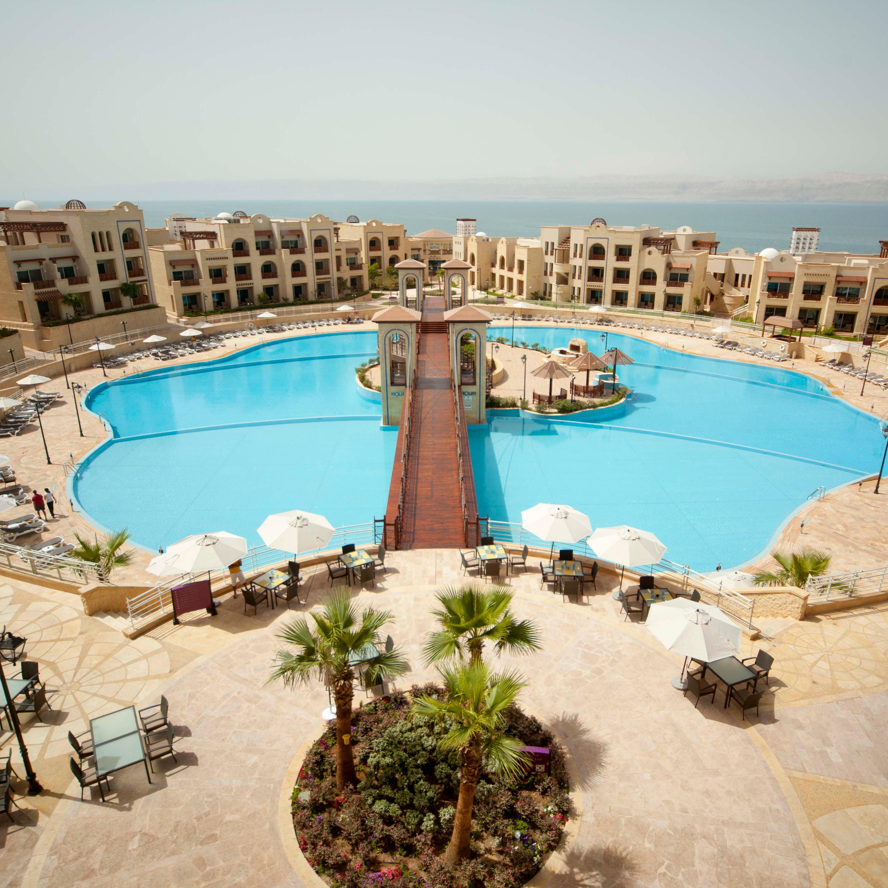 The lake, 5500 square meters - The largest in the Dead Sea