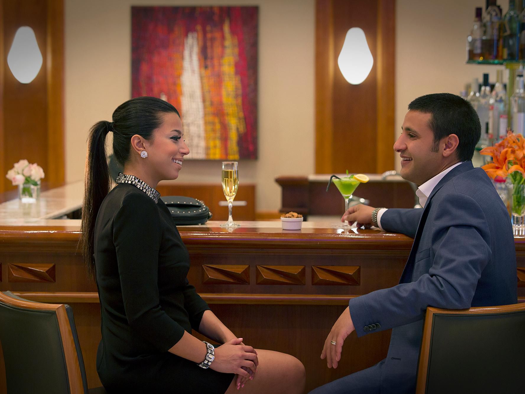 Enjoy the Happy Hour at Rabble lobby lounge with a terrace overlooking the Dead Sea, buy one get one for free on selected beverages.