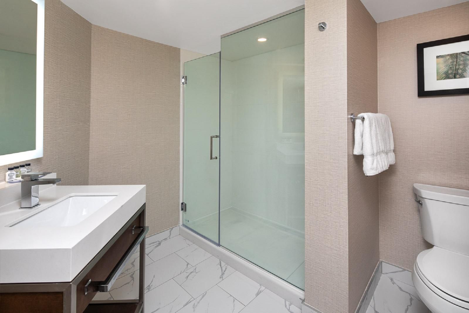 Our well appointed, spacious guest bathrooms were fully upgraded