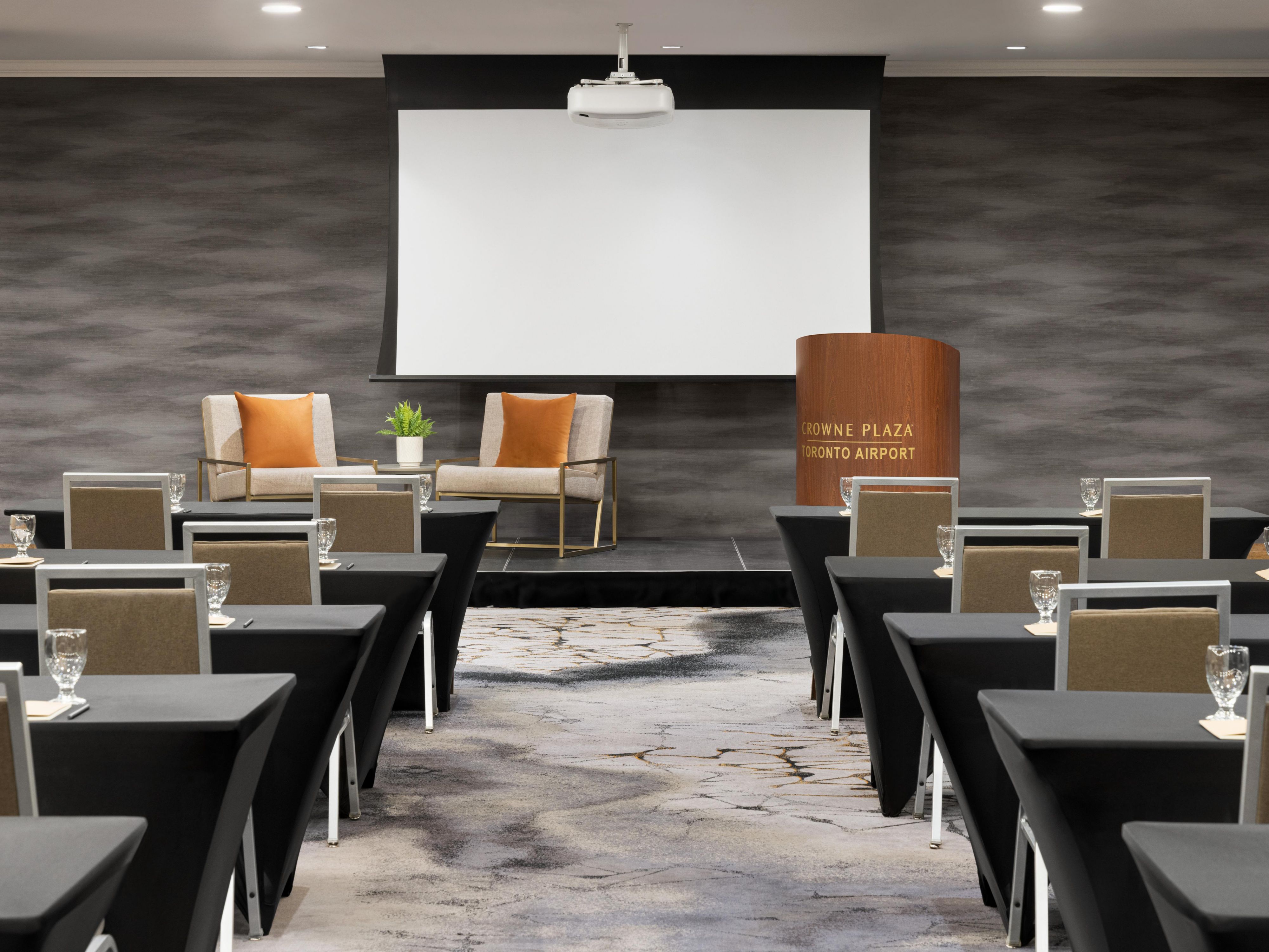 Algonquin Ballroom classroom set up