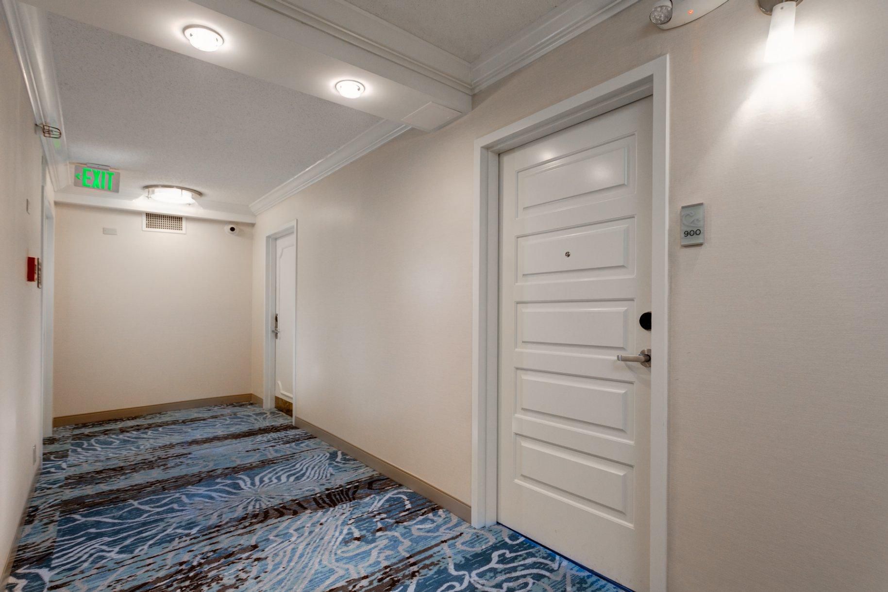 Hallway outside Guest Rooms