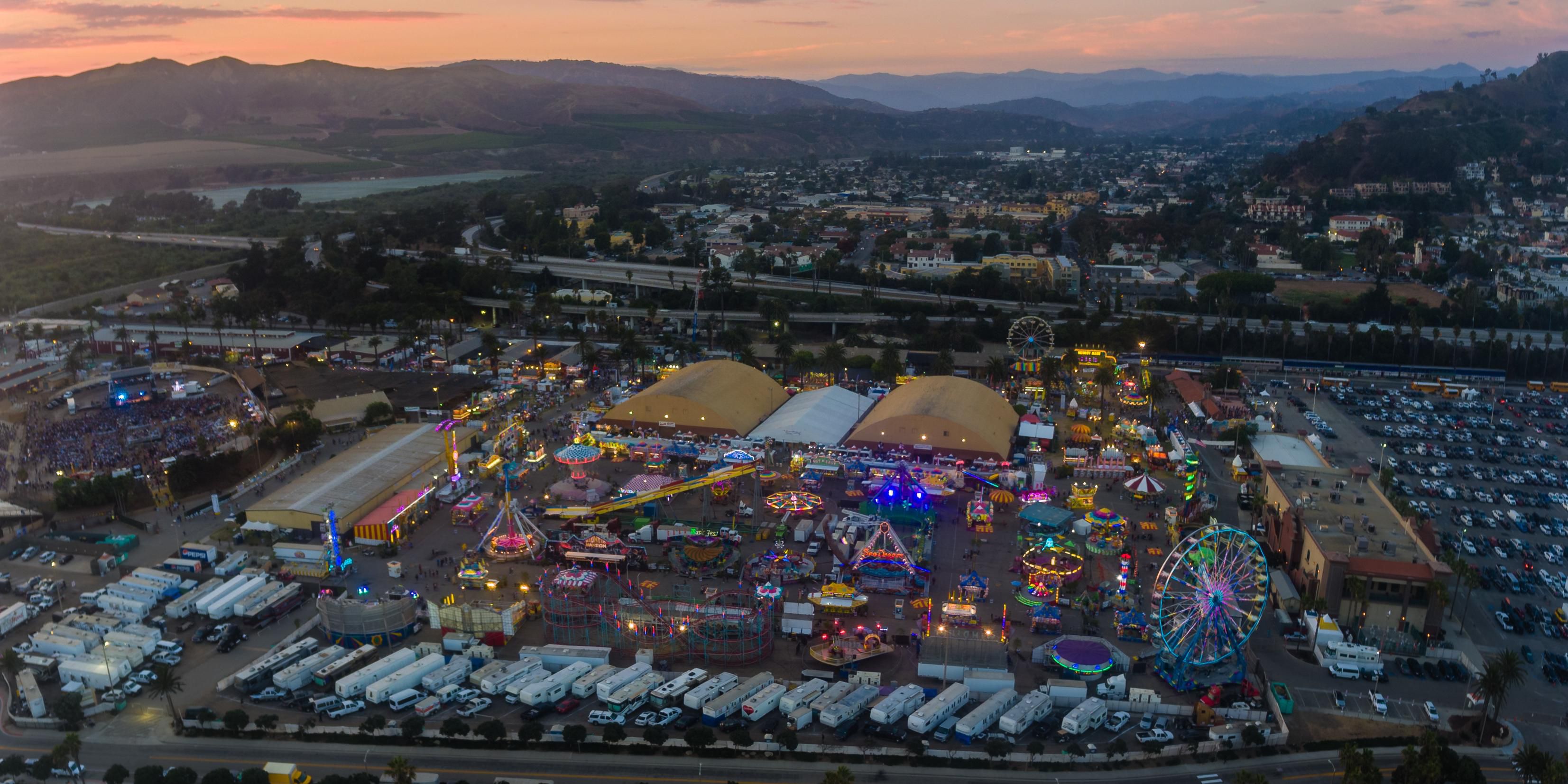 The Ventura County Fairgrounds, nestled along the Pacific in Ventura, offers 62 acres of oceanfront space for year-round events—from concerts and festivals to trade shows and motorsports. Home to the annual Ventura County Fair, this iconic venue blends seaside views with a rich history dating back to 1875.