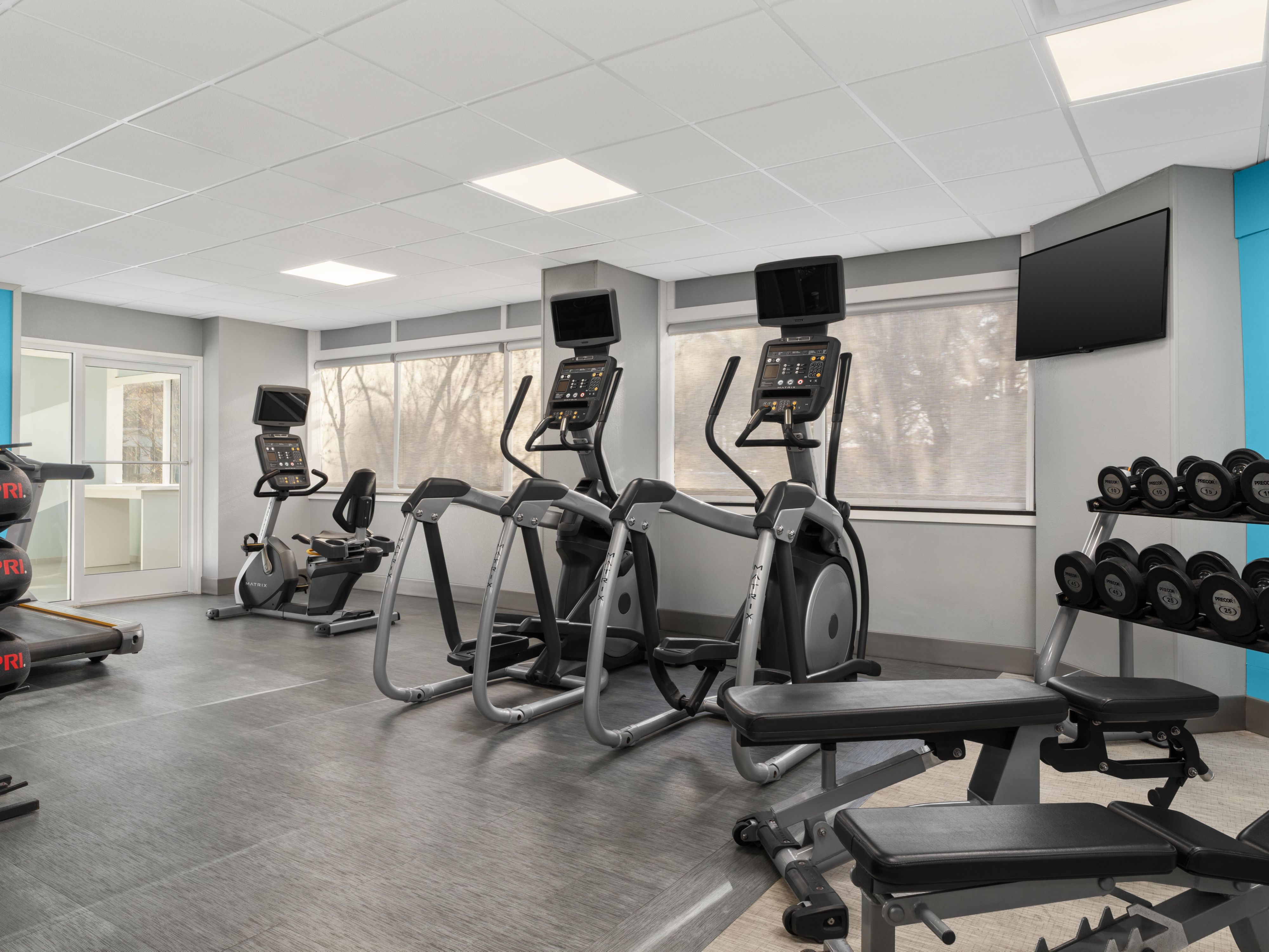 Fitness Center is available for guests to enjoy with state-of-the-art equipment