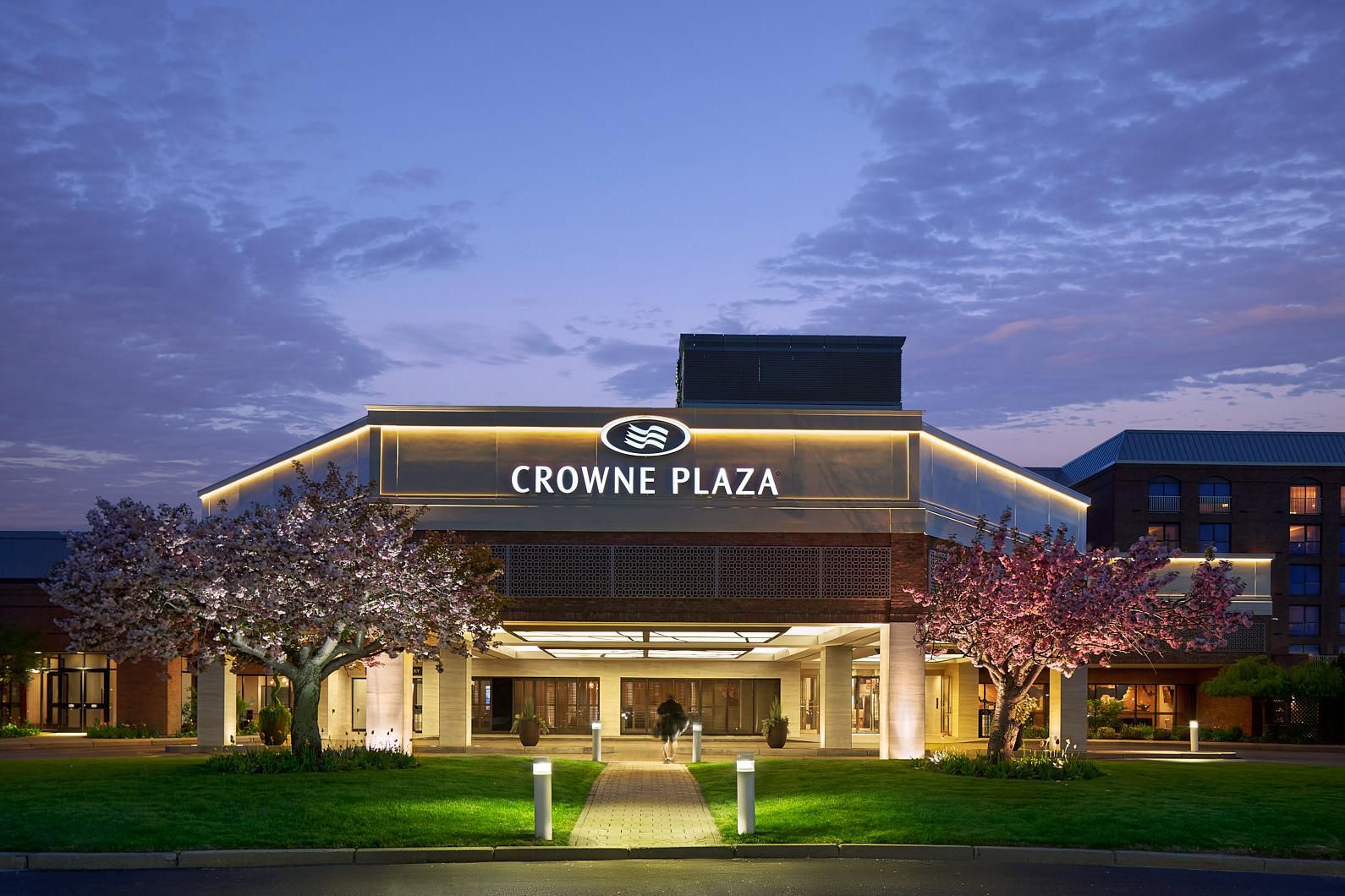 Crowne Plaza at dusk