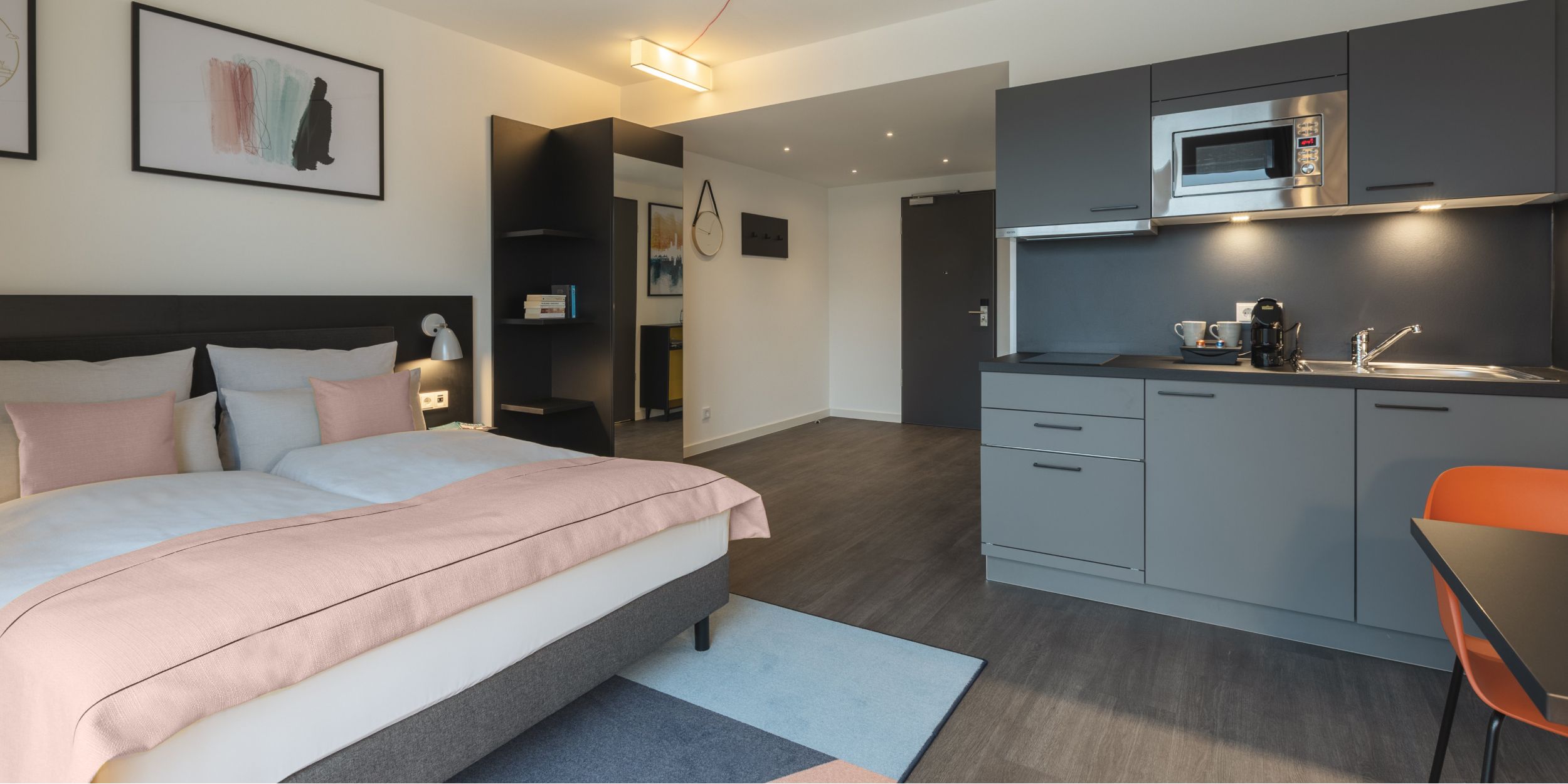 Suite avec coin salon et cuisine