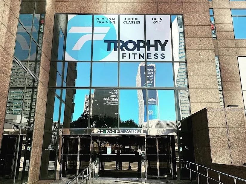 exterior of Trophy Fitness building