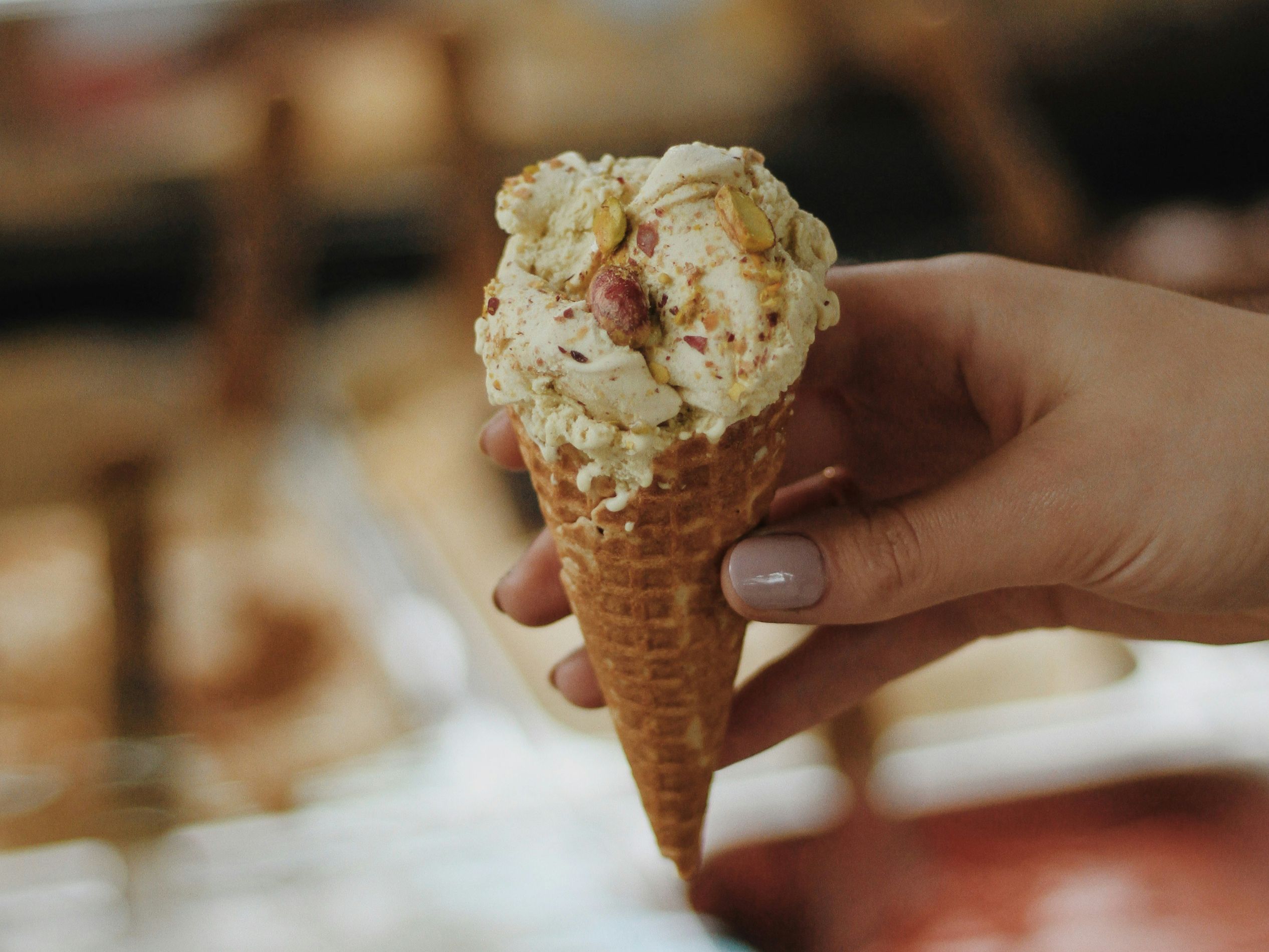 Grab an ice cream before departing
