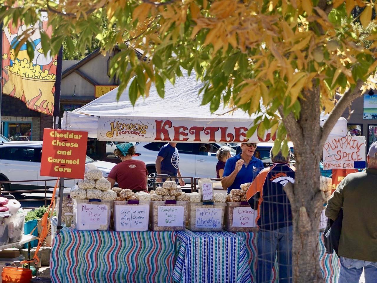 Autumn gold festival in Estes Park