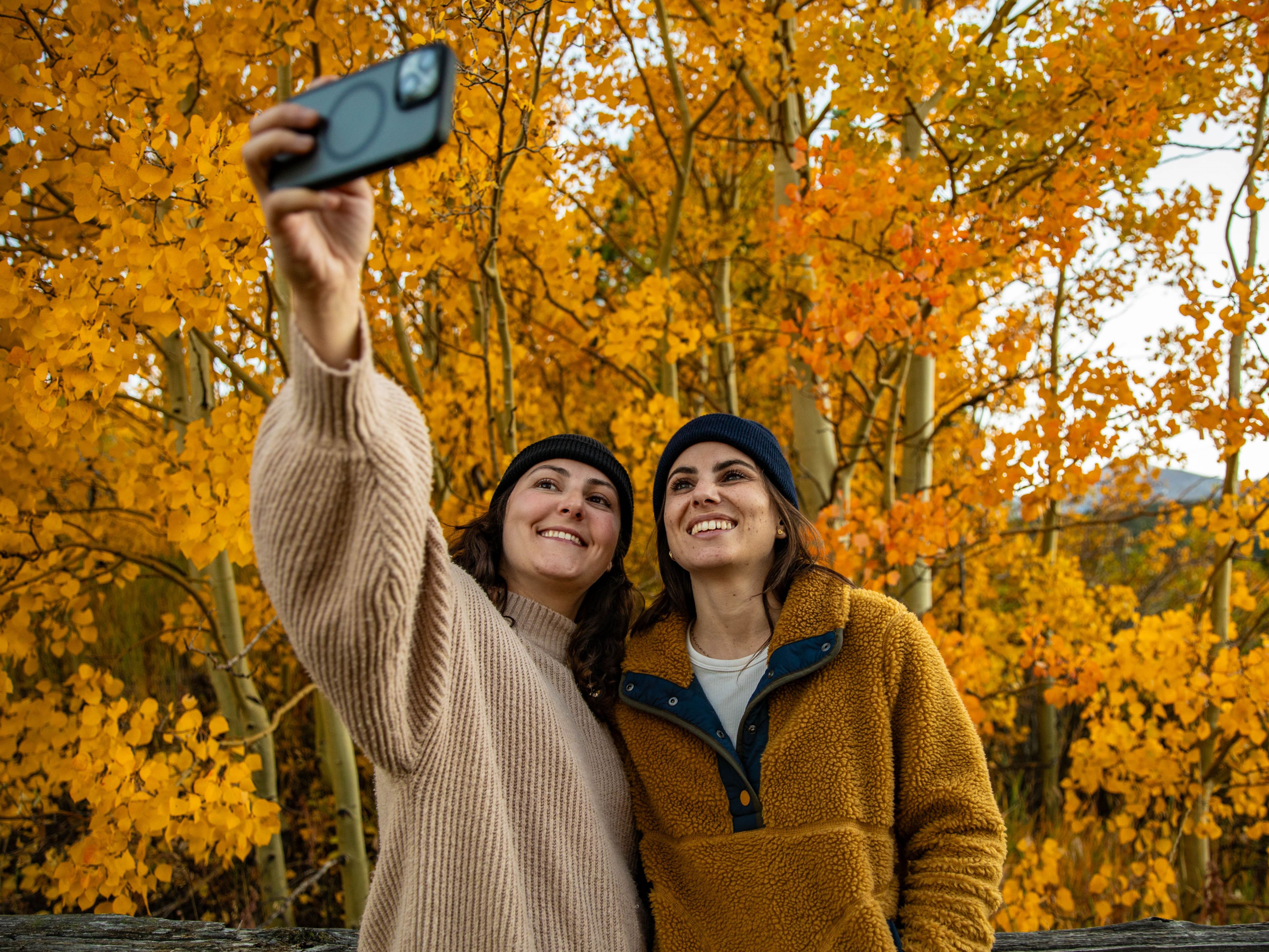 A perfect selfie moment