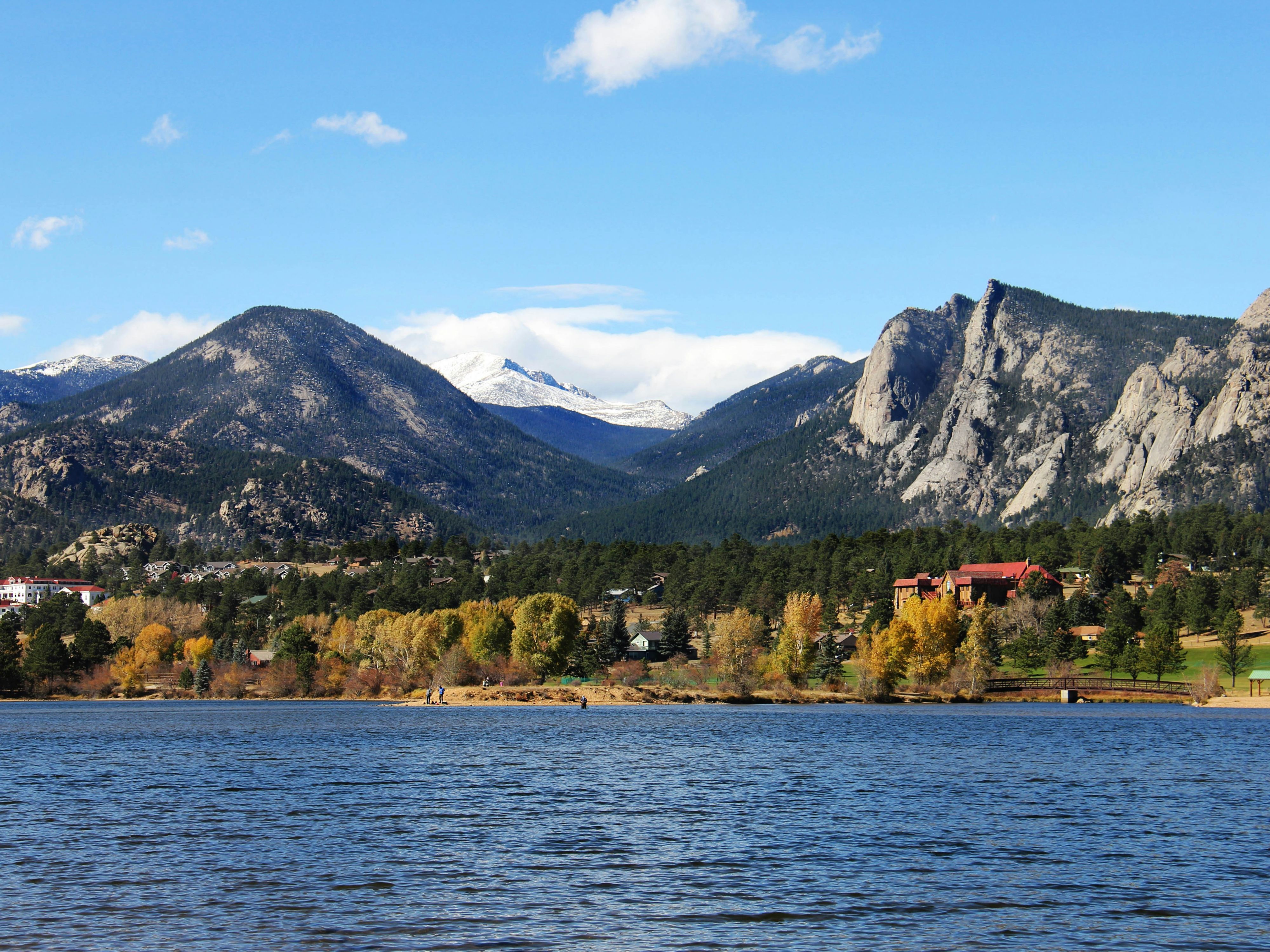 The beauty of Lake Estes is breathtaking