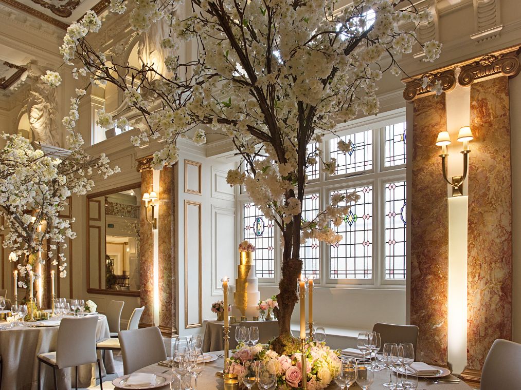 Wedding reception decorations