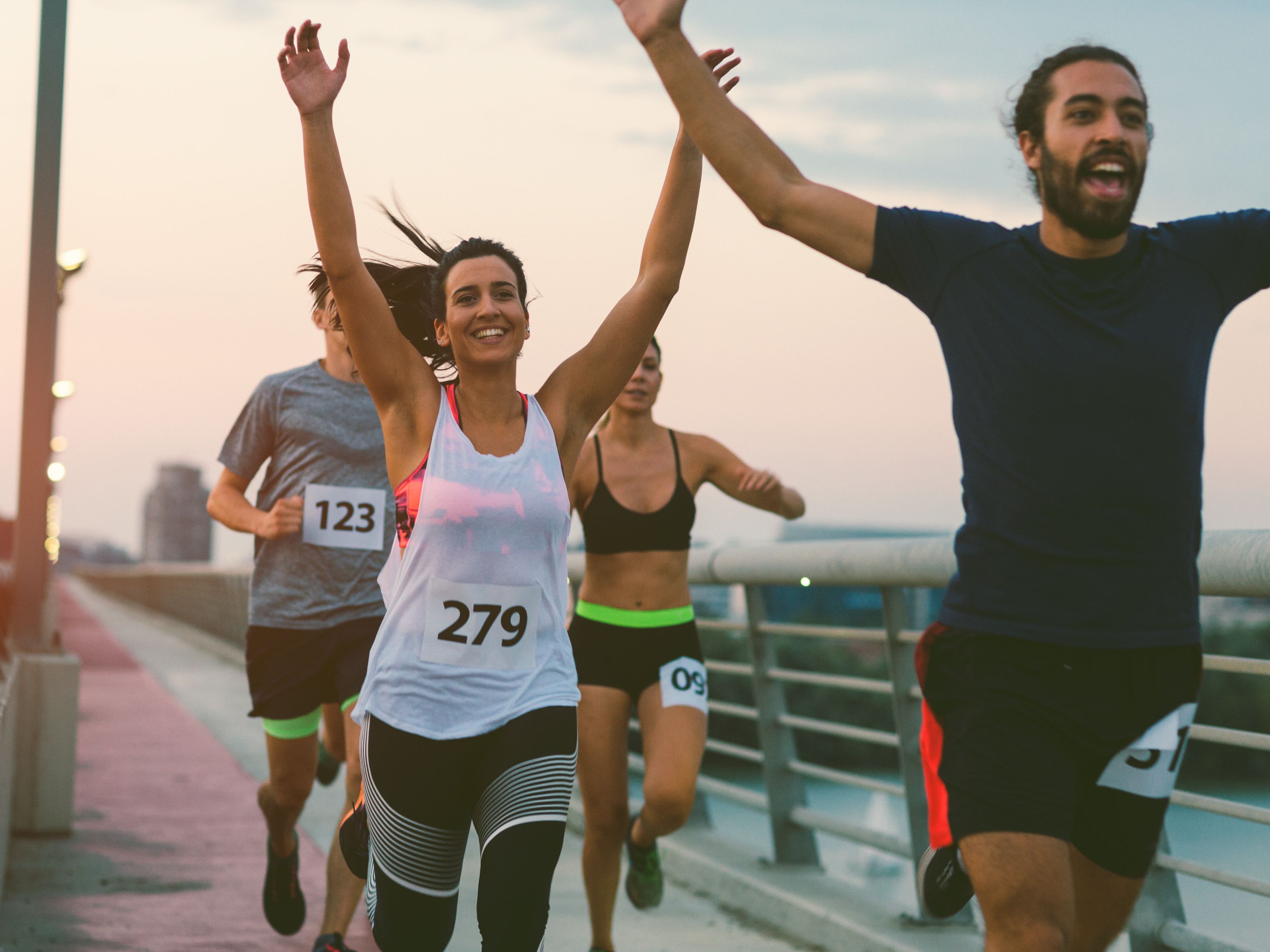 marathon runners