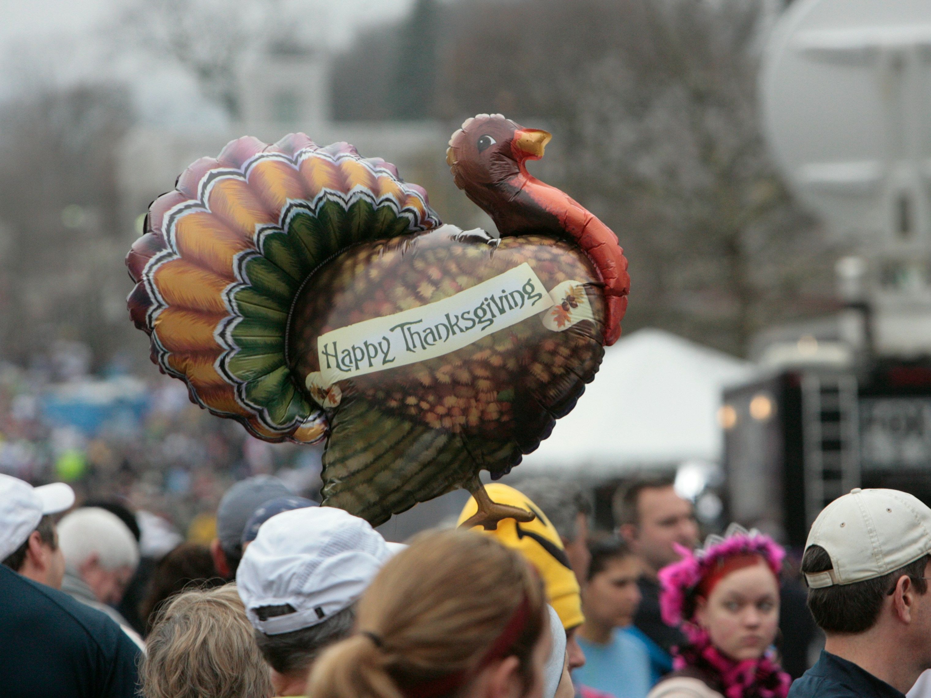 turkey balloon at parade