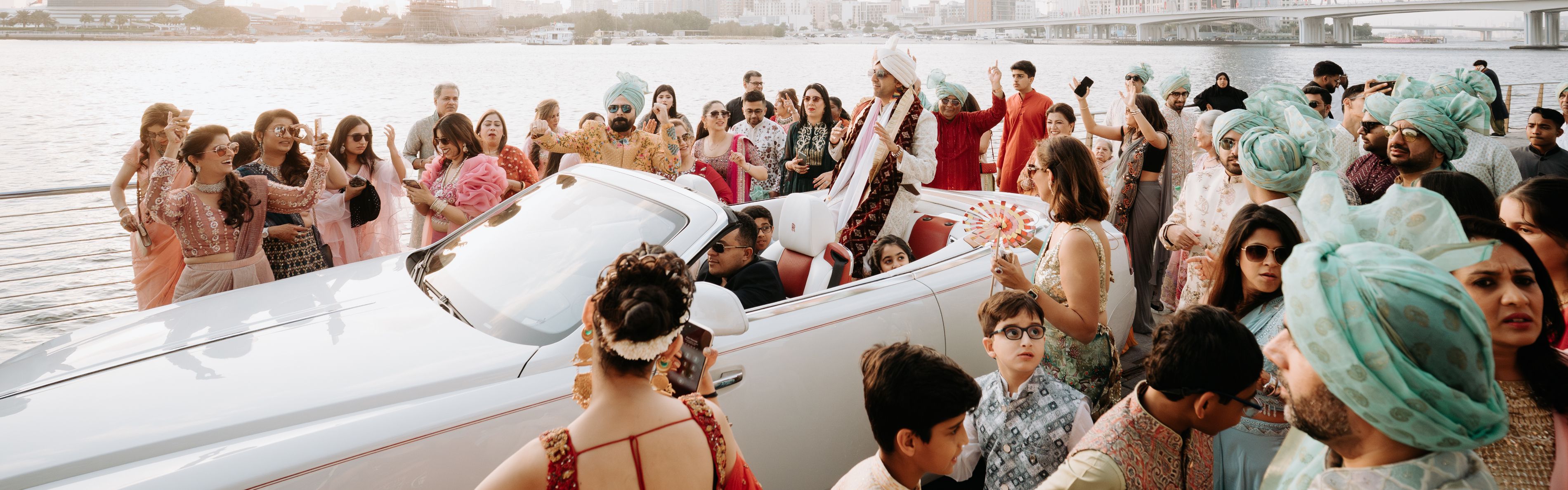 Wishing the couple a happy honeymoon.