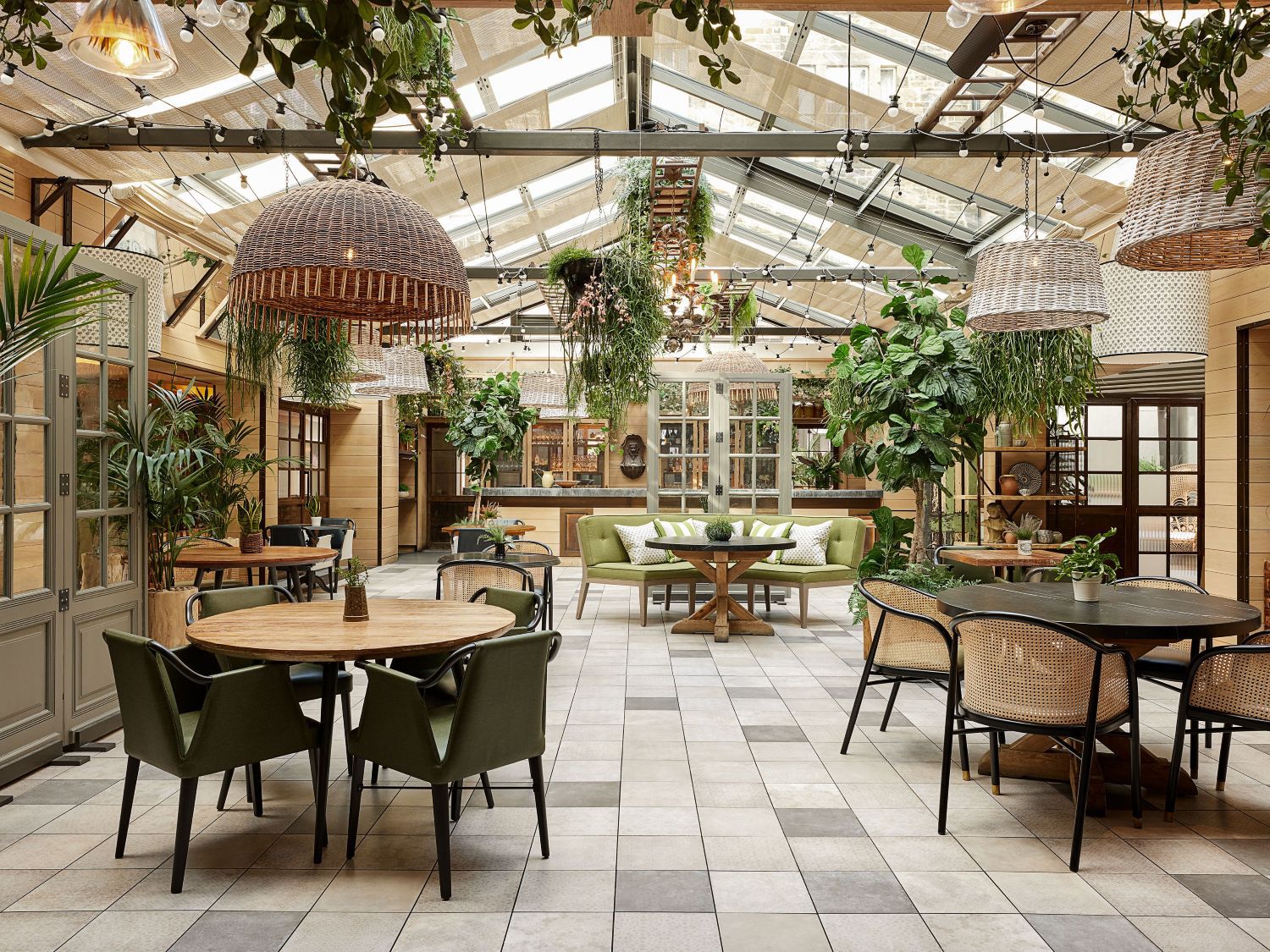 Il ristorante in giardino