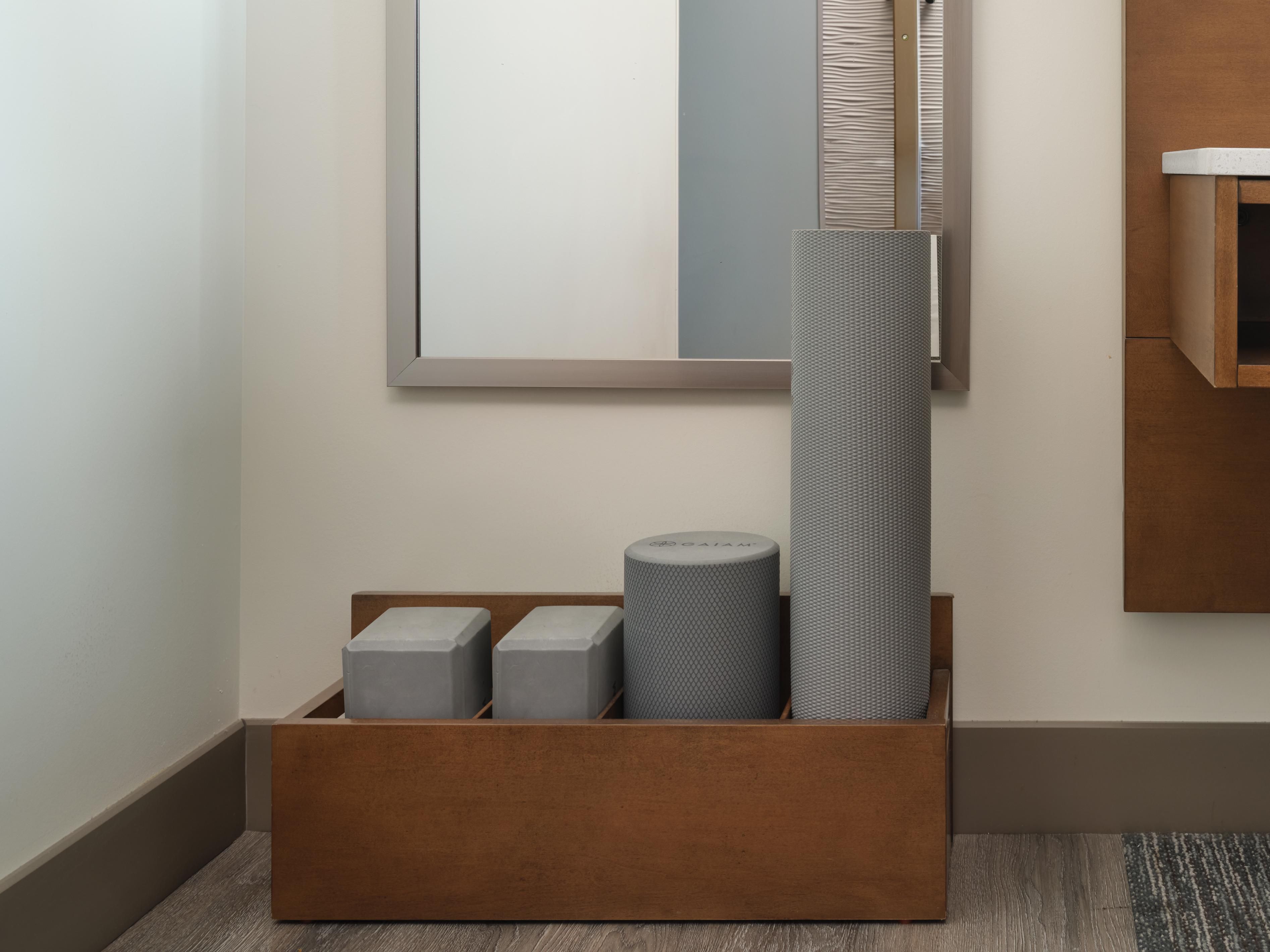 Fitness Zones in hotel guest room