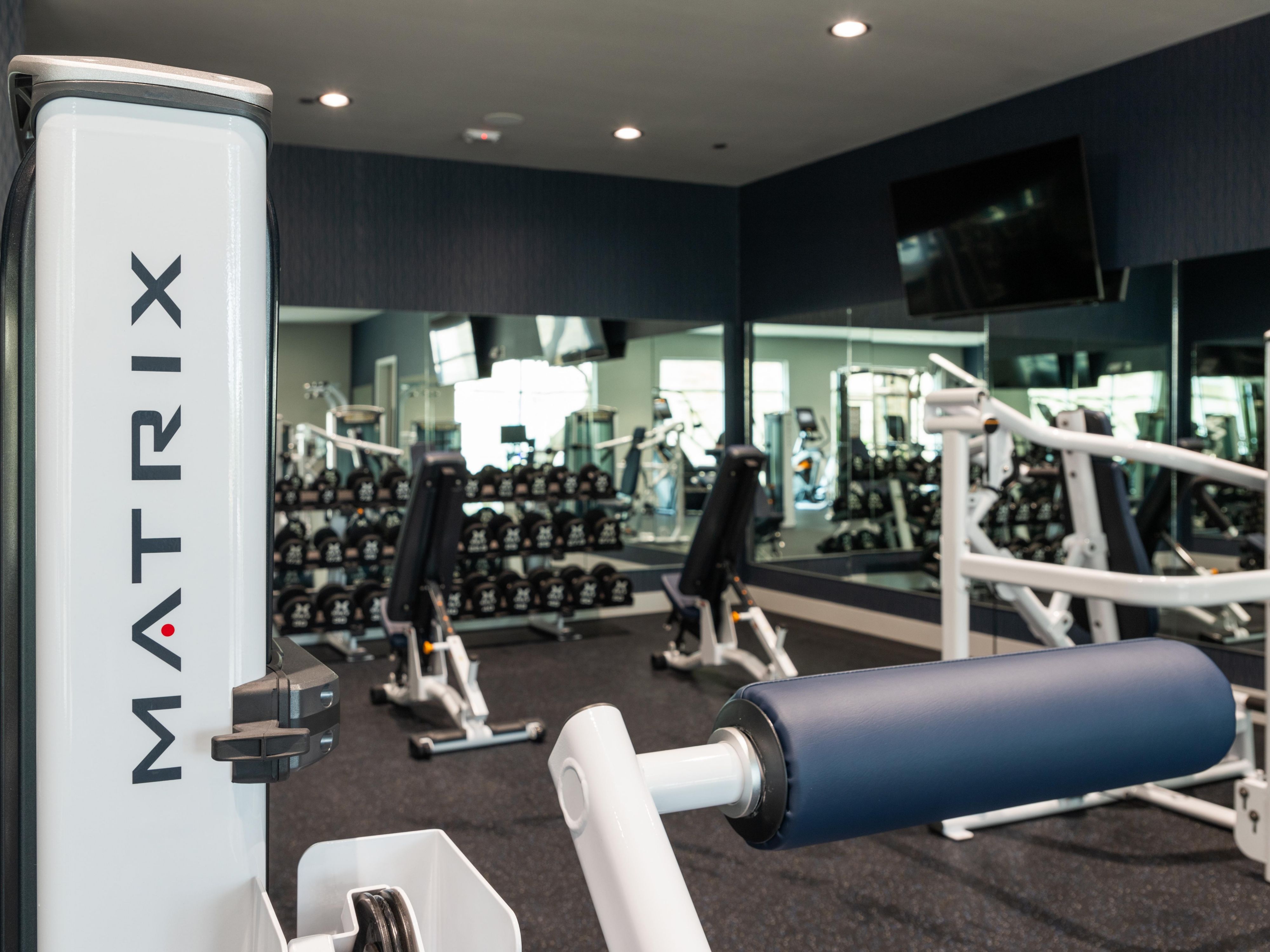 Our gym offers a variety of machines for all your workout needs.