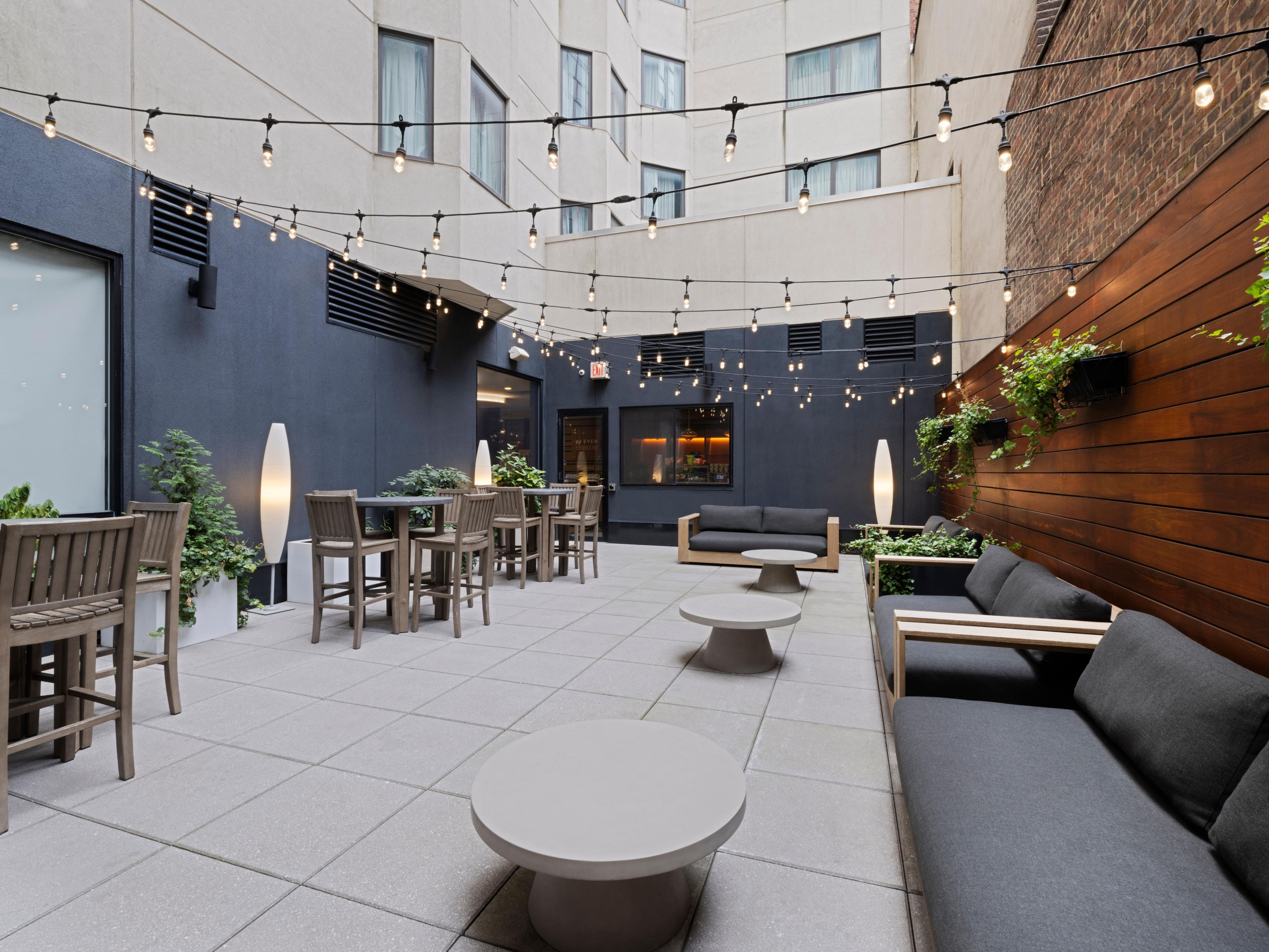 Work, play, or dine in our inviting outdoor space.