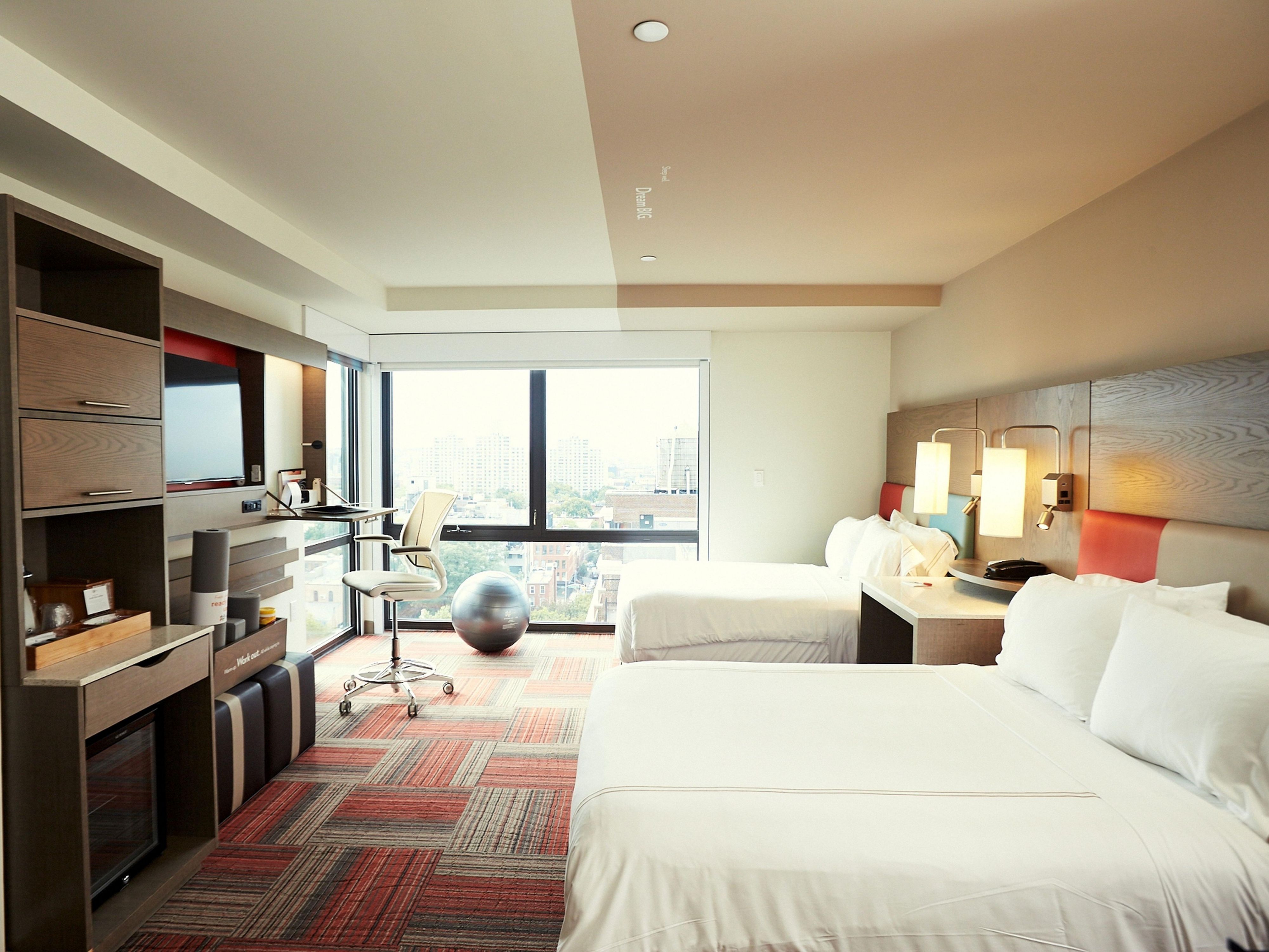 Rest easy in our spacious Double Guest Room in Downtown Brooklyn