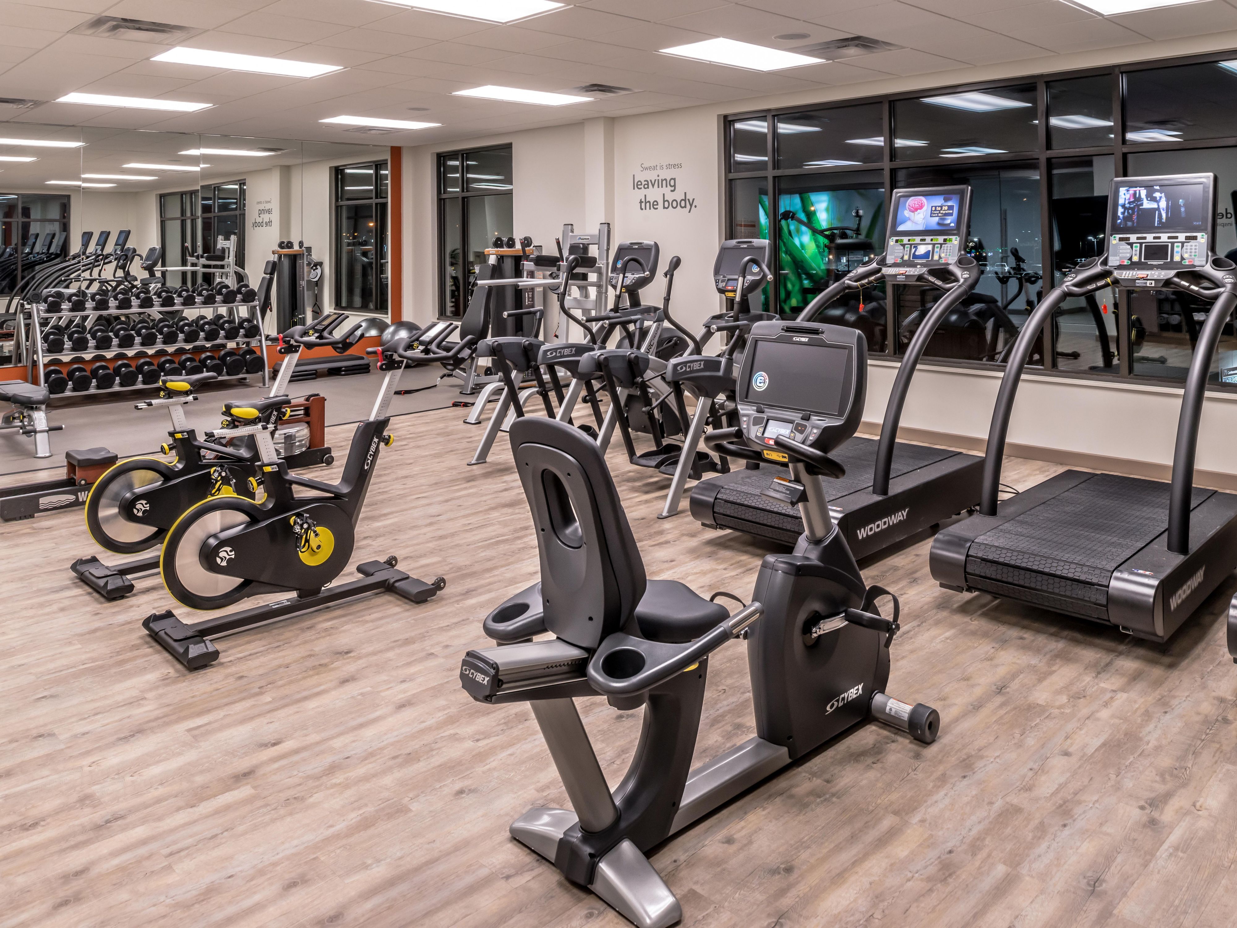 Enjoy our fully equipped, state-of-the-art athletic studio.