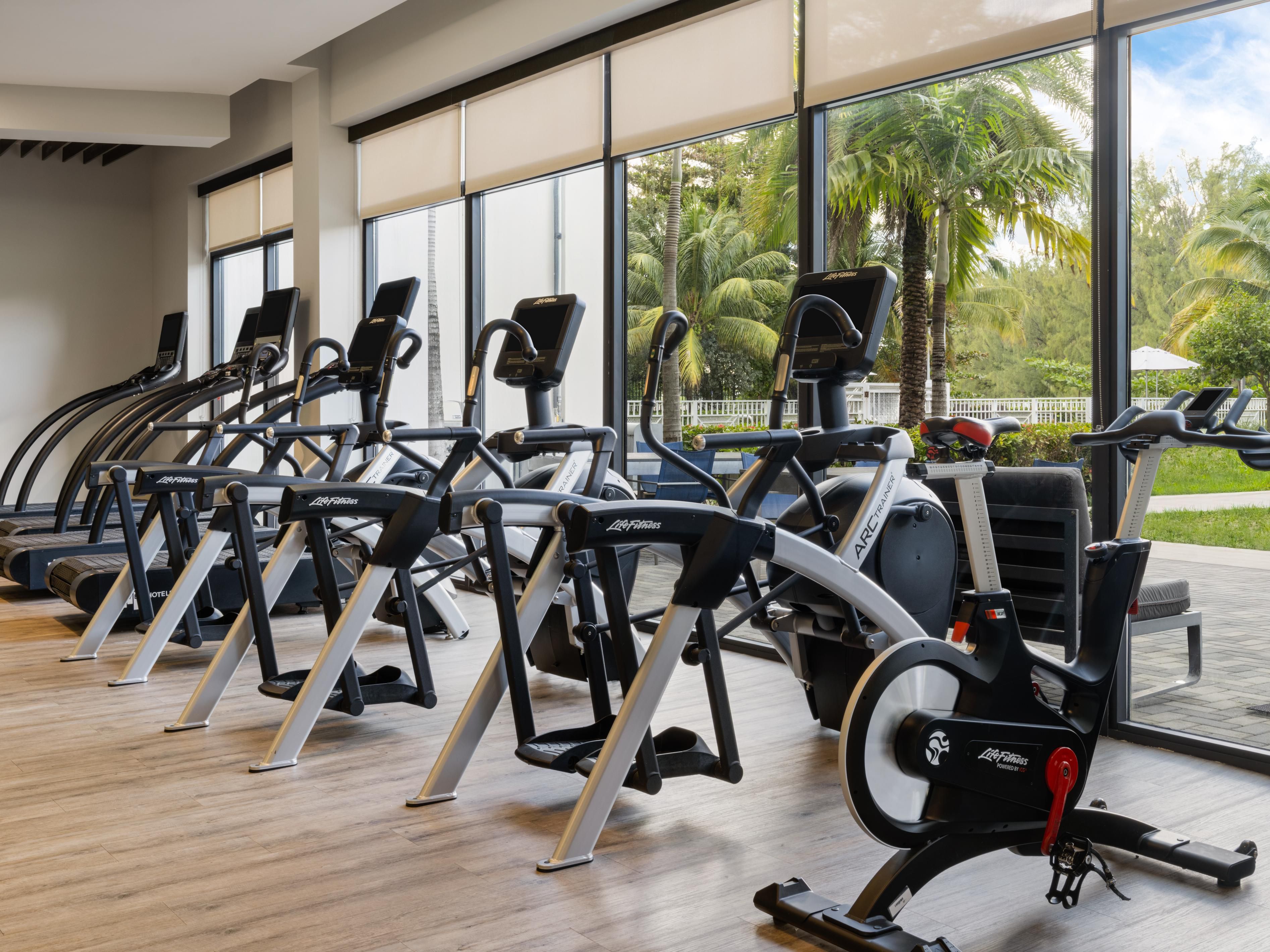 On-Site fitness center with Peloton Bikes