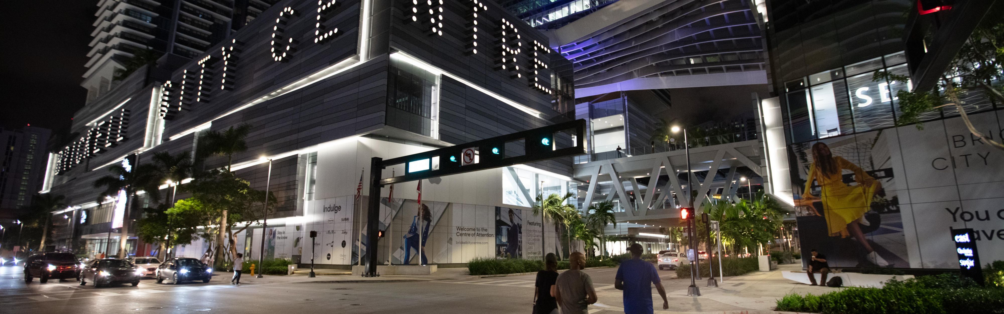 Brickell City Center at night