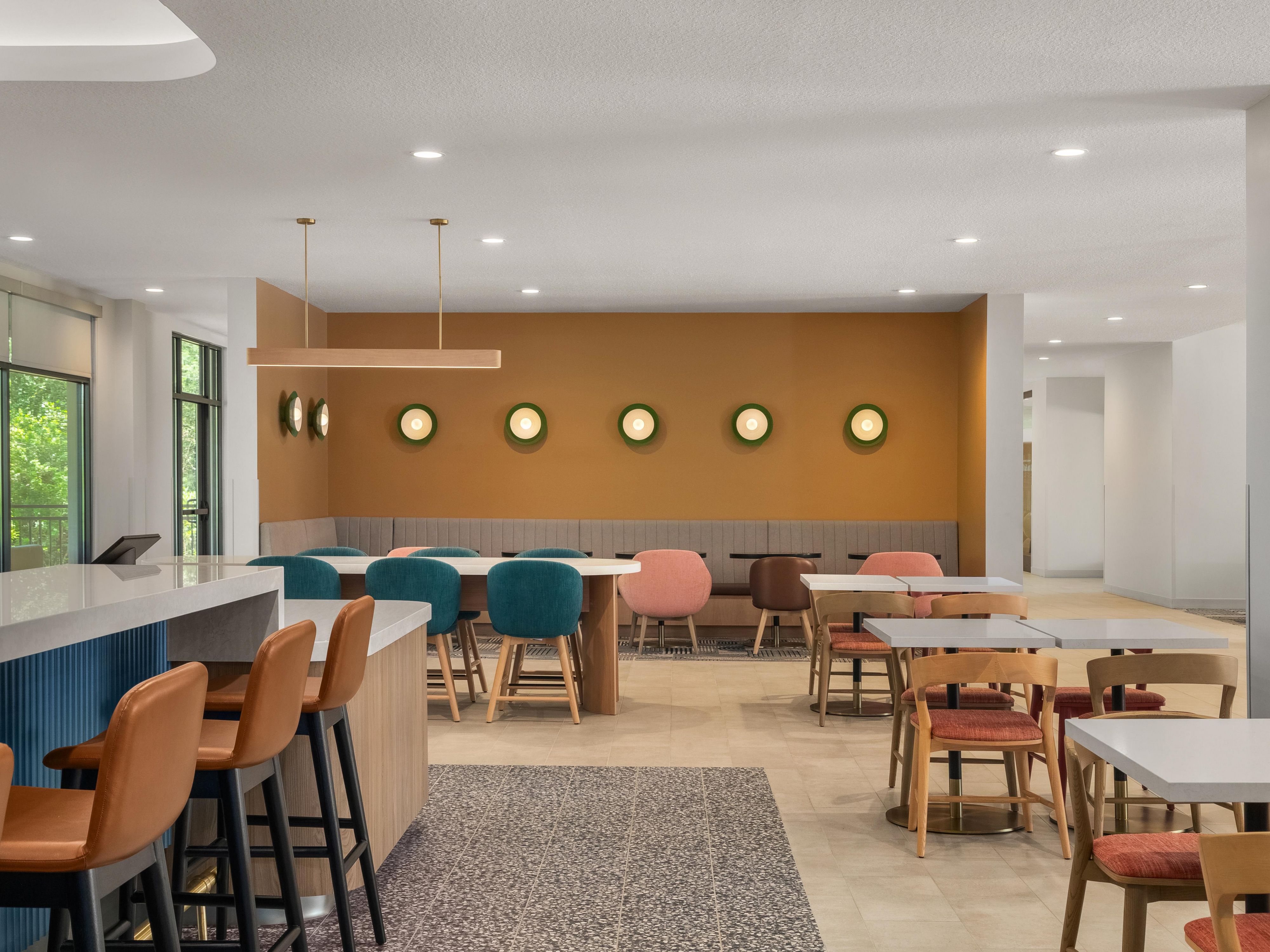 Unwind in our hotel lobby lounge with free Wi-Fi.