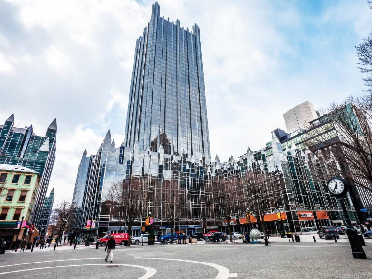 The PPG building in downtown Pittsburgh