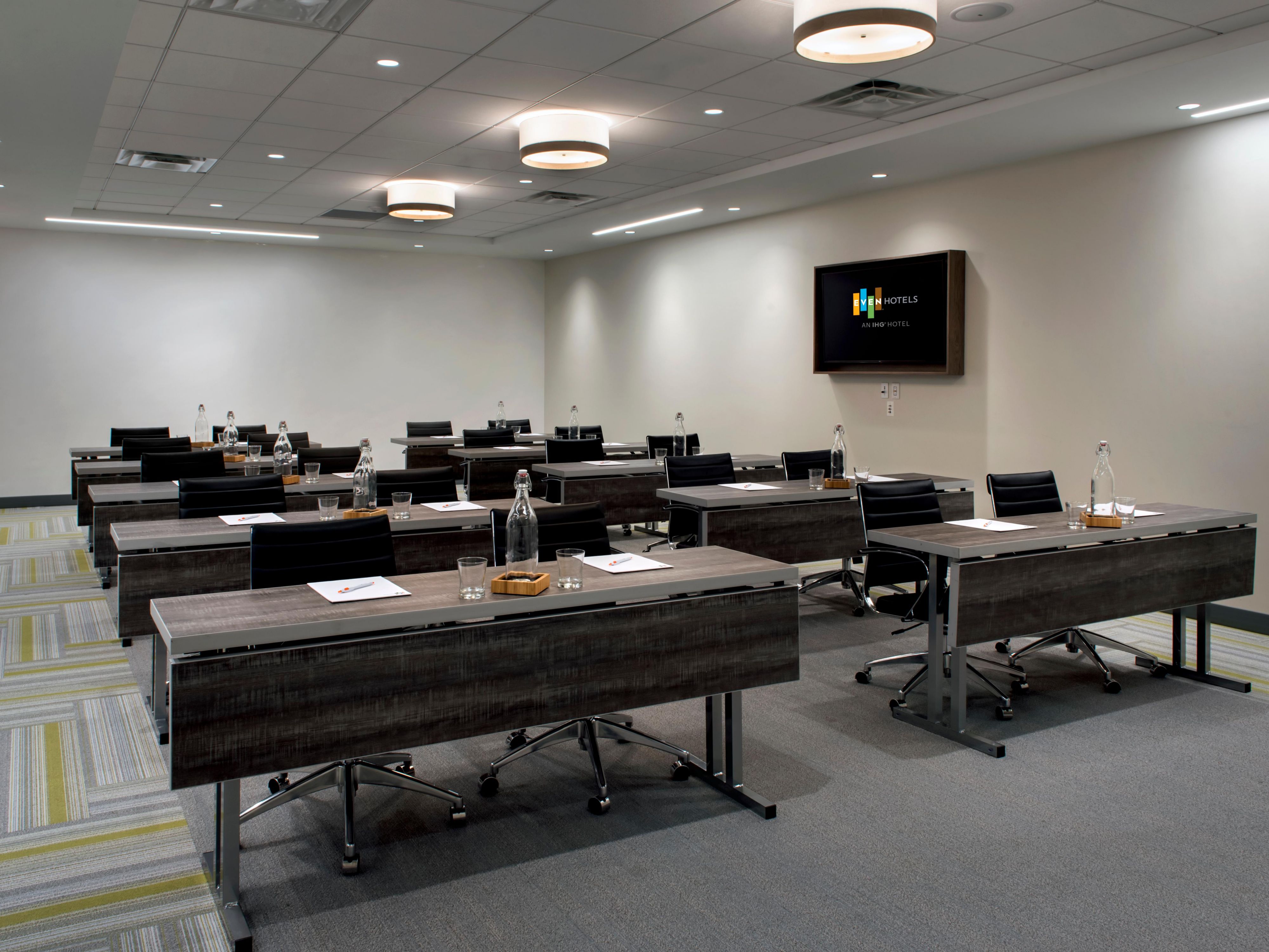 Event space set up for conference