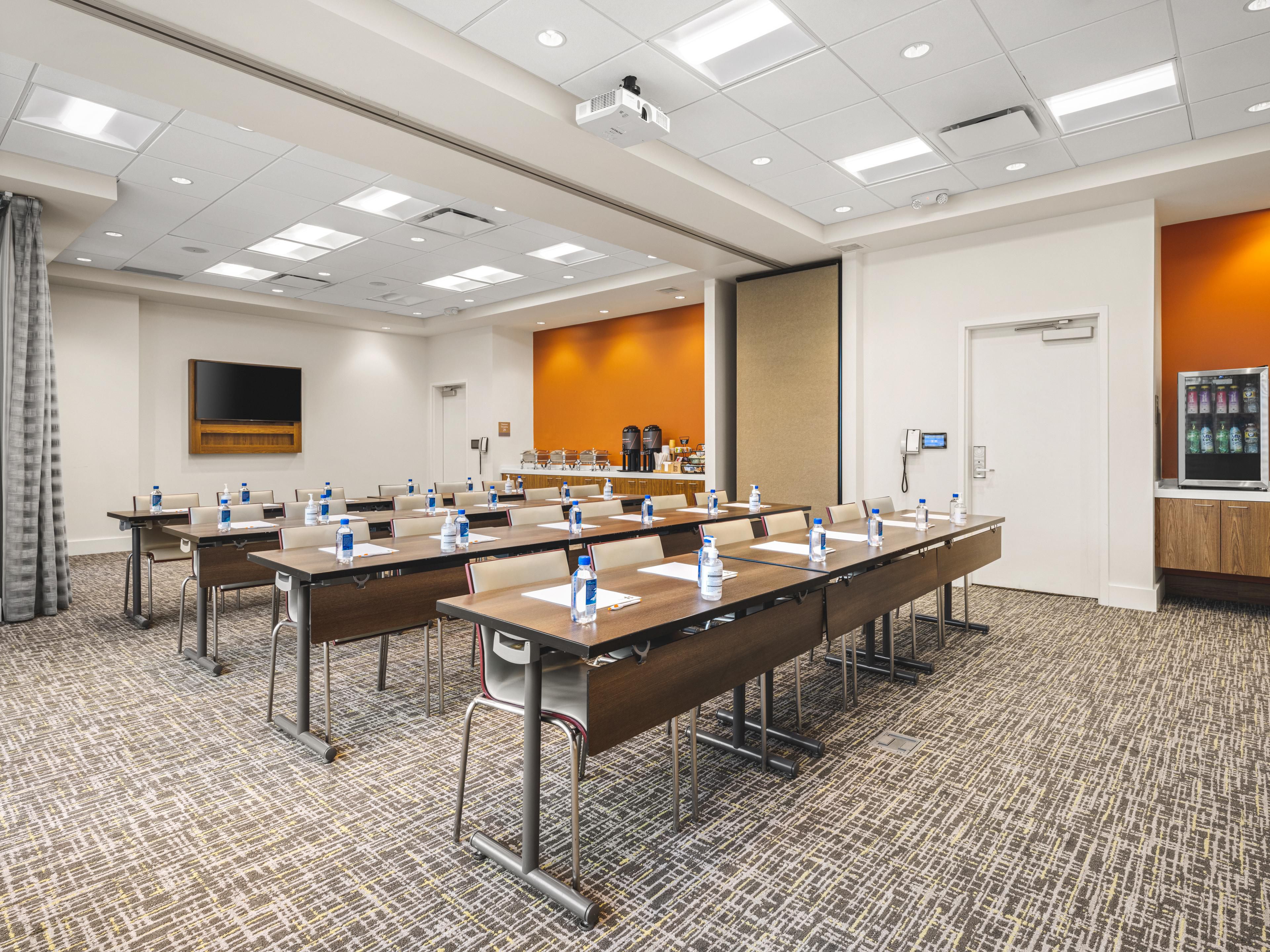 Event space set up for conference